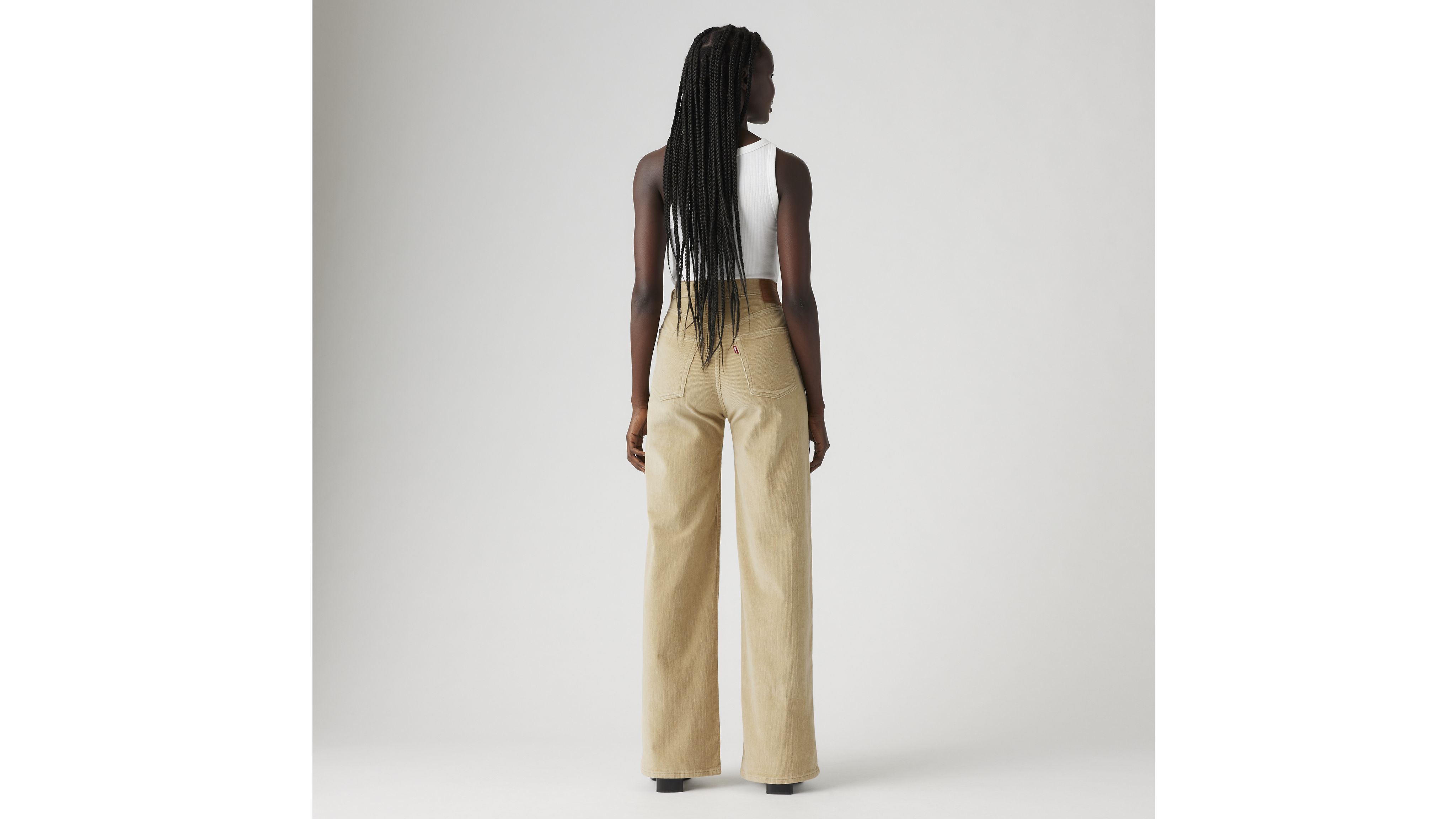 Ribcage Wide Leg Corduroy Women's Jeans 3