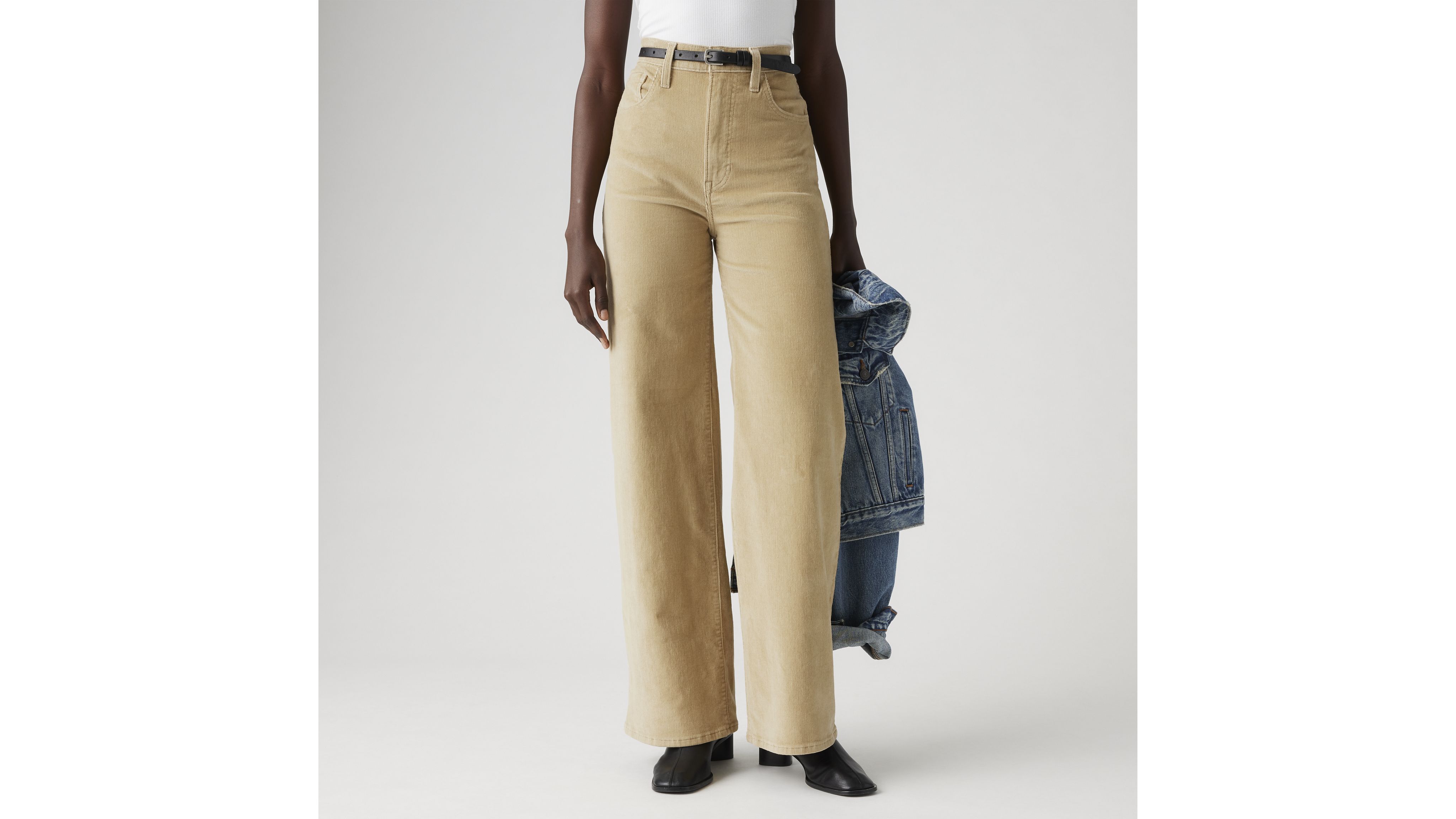 Ribcage Wide Leg Corduroy Women's Jeans 2