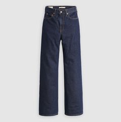 Ribcage Wide-Leg Women's Jeans — Shaded View - Dark Wash 6