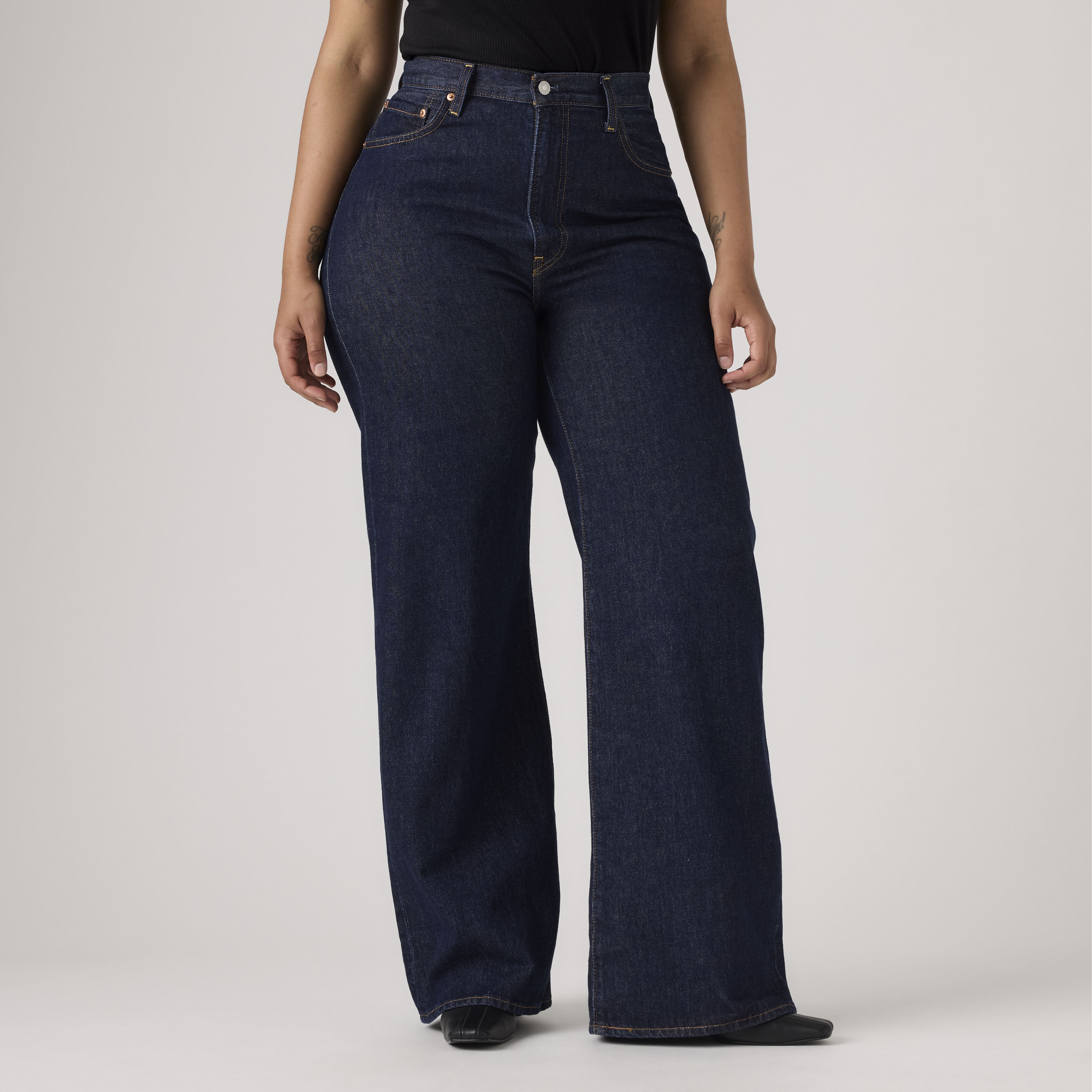 Ribcage Wide Leg Women's Jeans - Dark Wash | Levi's® US