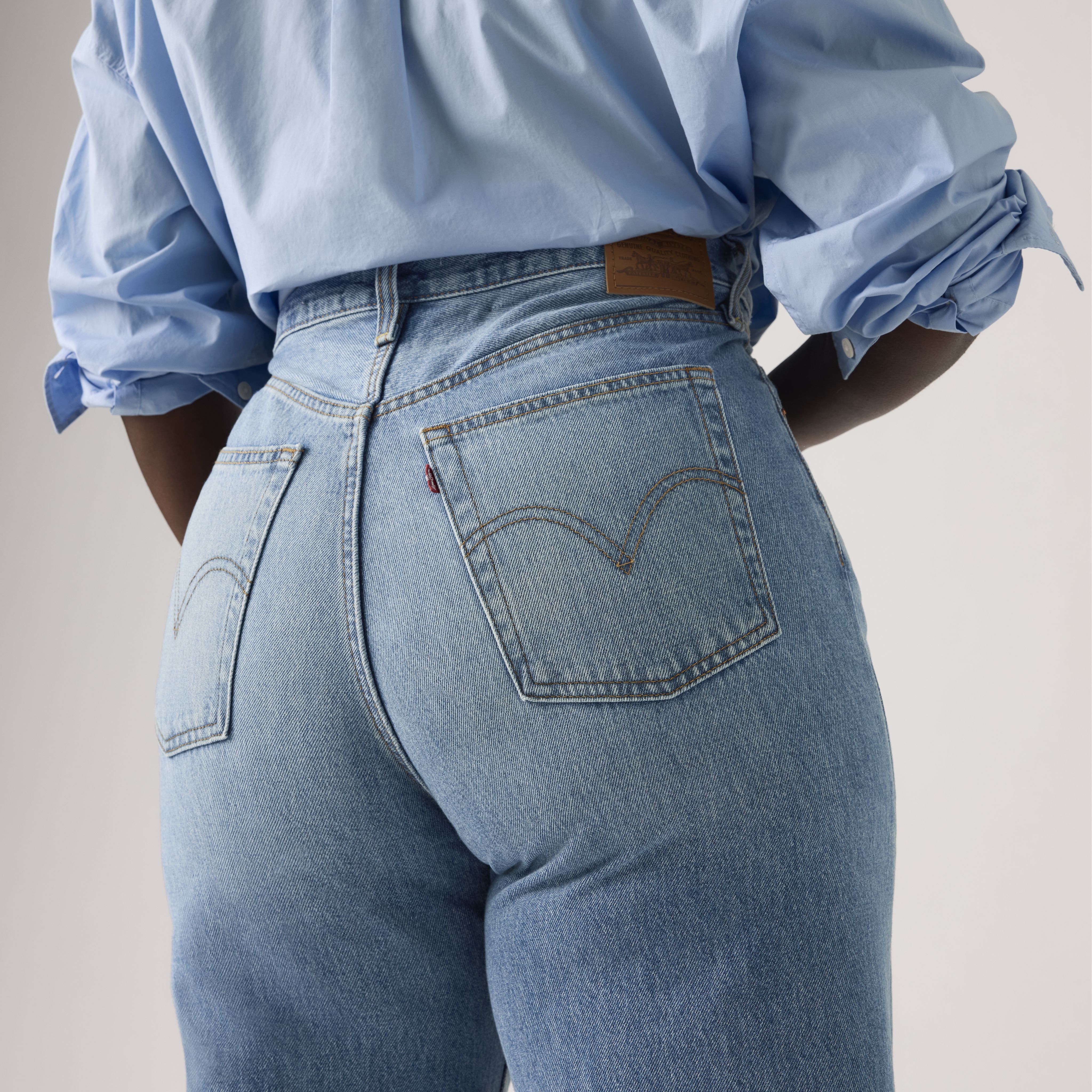 Jean Joli thorax jambe large pour femme 13