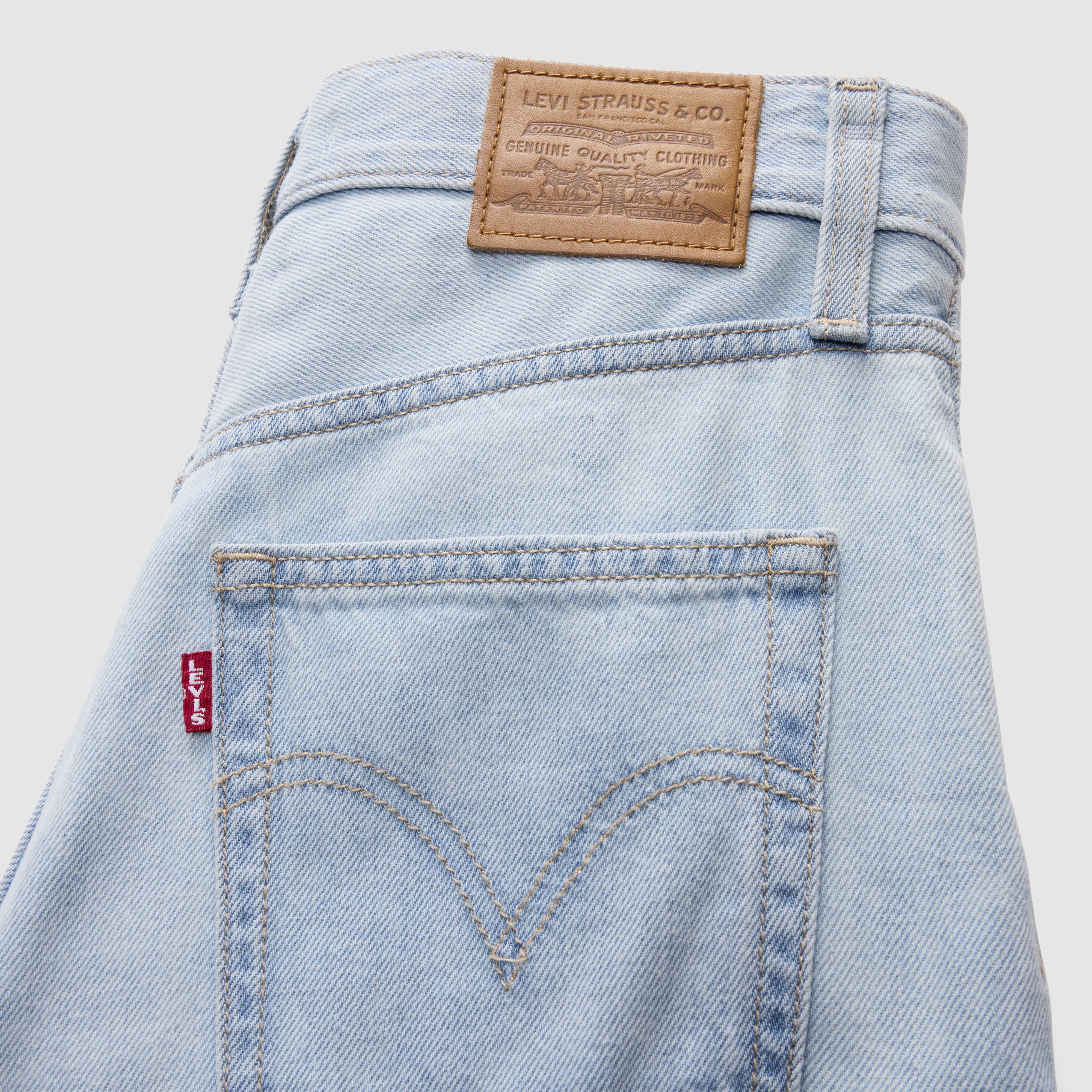 Ribcage Wide-Leg Linen+ Denim Women's Jeans 7