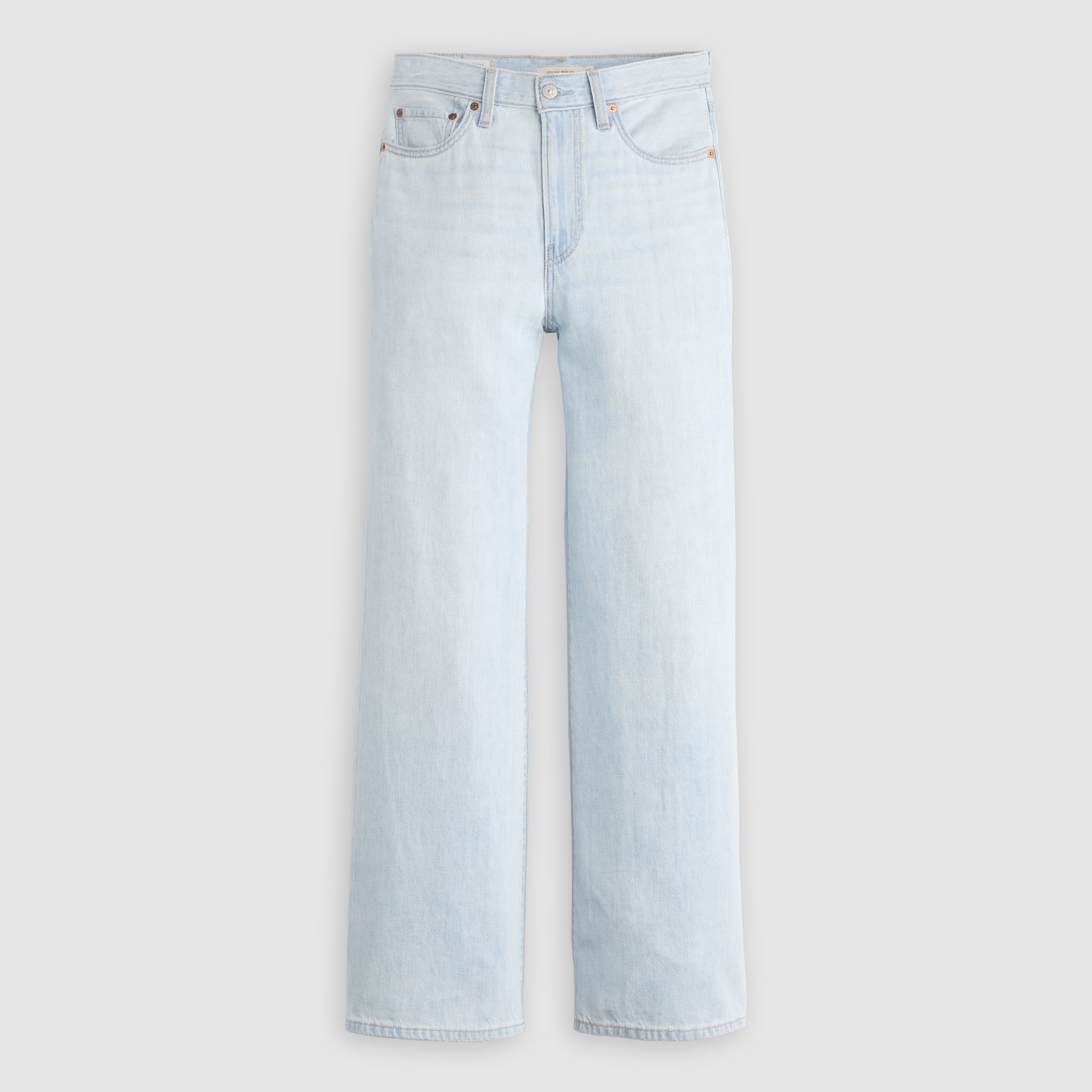 Ribcage Wide-Leg Linen+ Denim Women's Jeans 6