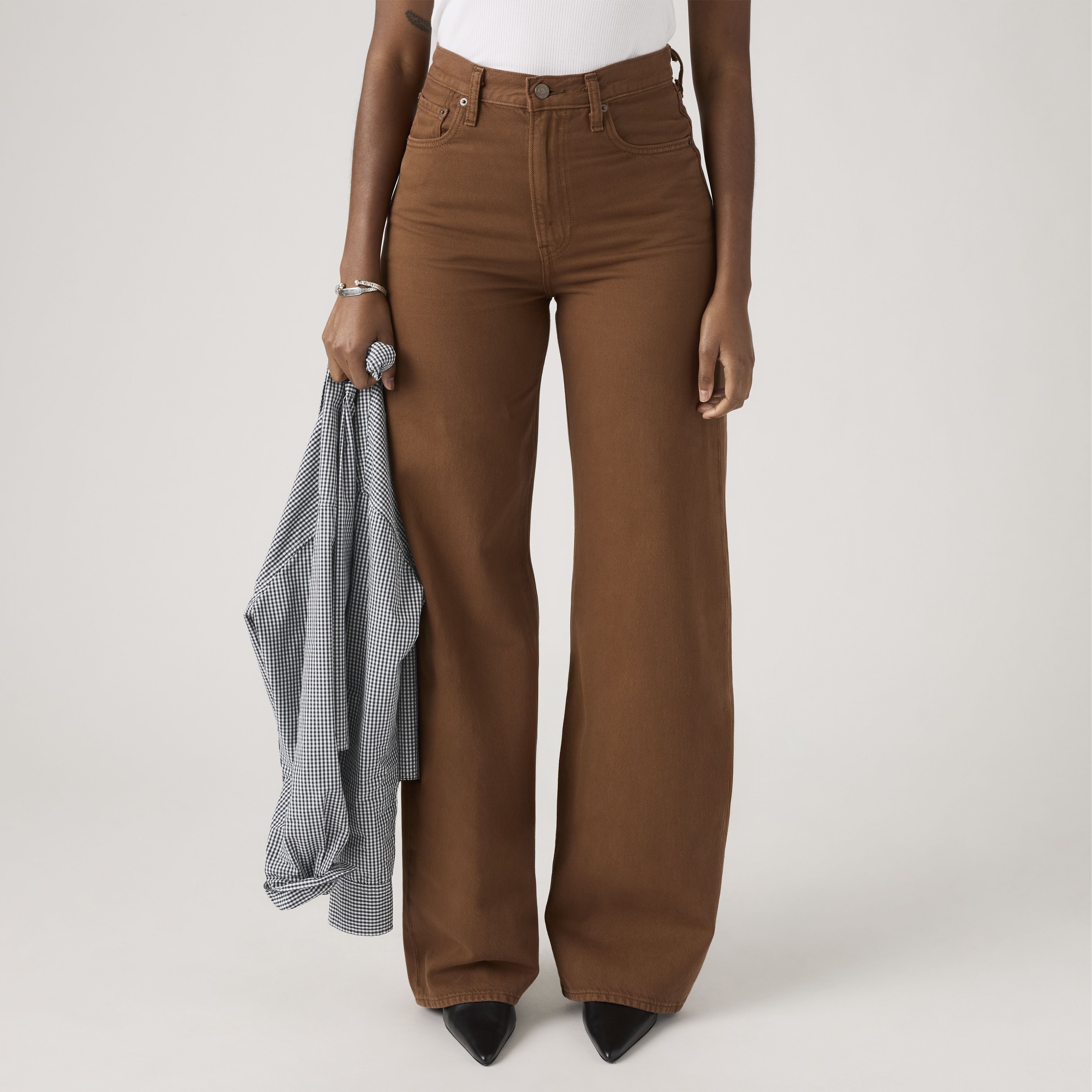 Jean Joli thorax jambe large pour femme 2