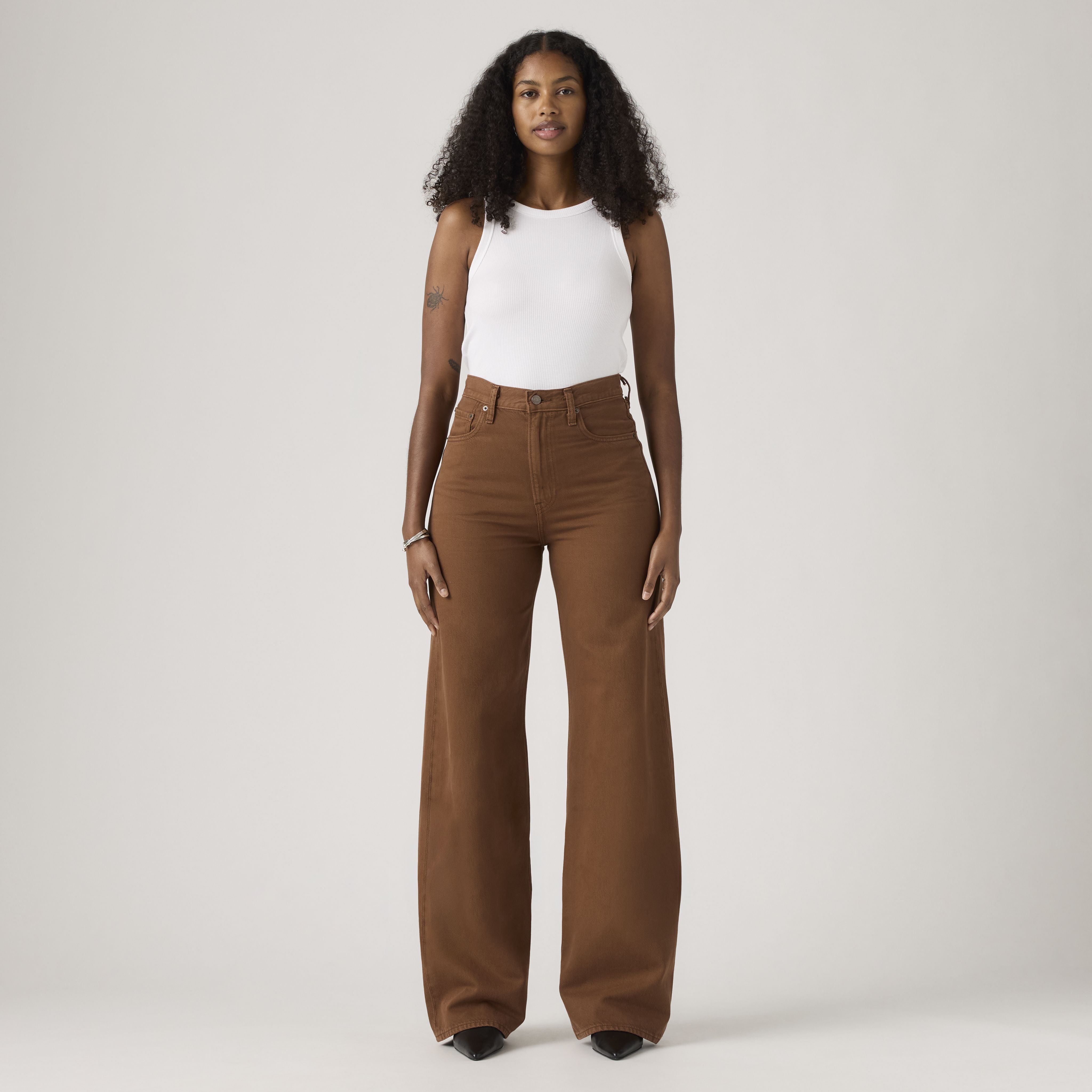 Jean Joli thorax jambe large pour femme 5