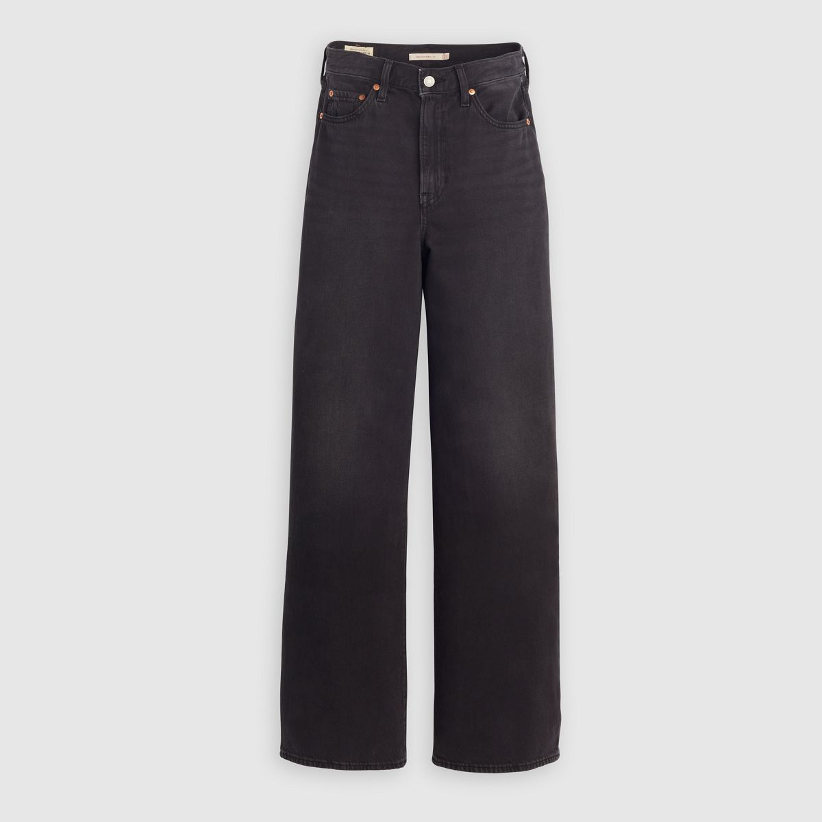 Ribcage Wide-Leg Women's Jeans — None Your Business - Black