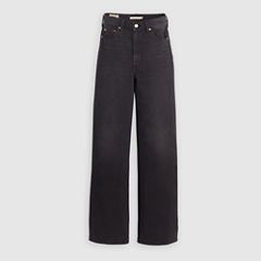 Ribcage Wide-Leg Women's Jeans — None Your Business - Black 8