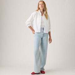 Ribcage Wide-Leg Women's Jeans — Of Course Stone - Light Wash 1