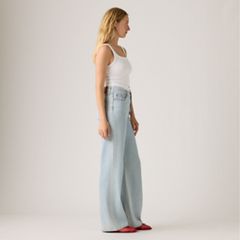 Ribcage Wide-Leg Women's Jeans — Of Course Stone - Light Wash 4