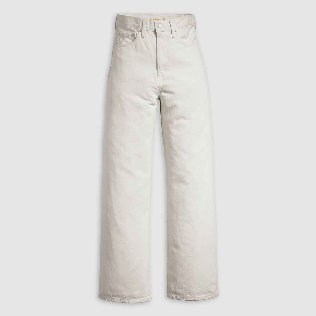 Ribcage Wide-Leg Linen Women's Pants — Crystal Gray - Grey