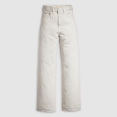 Ribcage Wide-Leg Linen Women's Pants — Crystal Gray - Grey 6