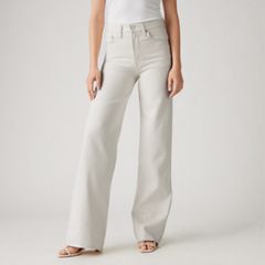 Ribcage Wide-Leg Linen Women's Pants — Crystal Gray - Grey 2