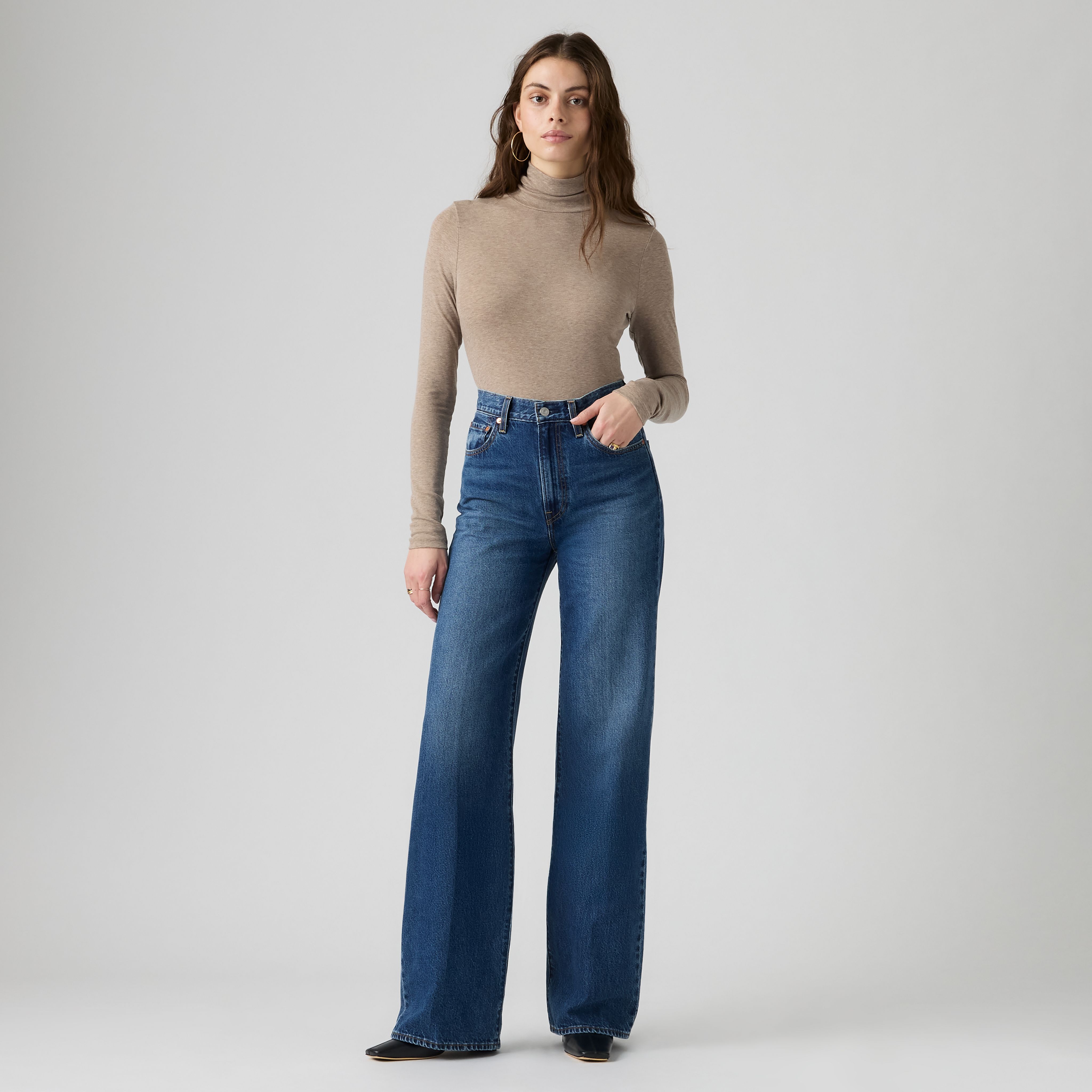 Ribcage Wide Leg Jeans 15