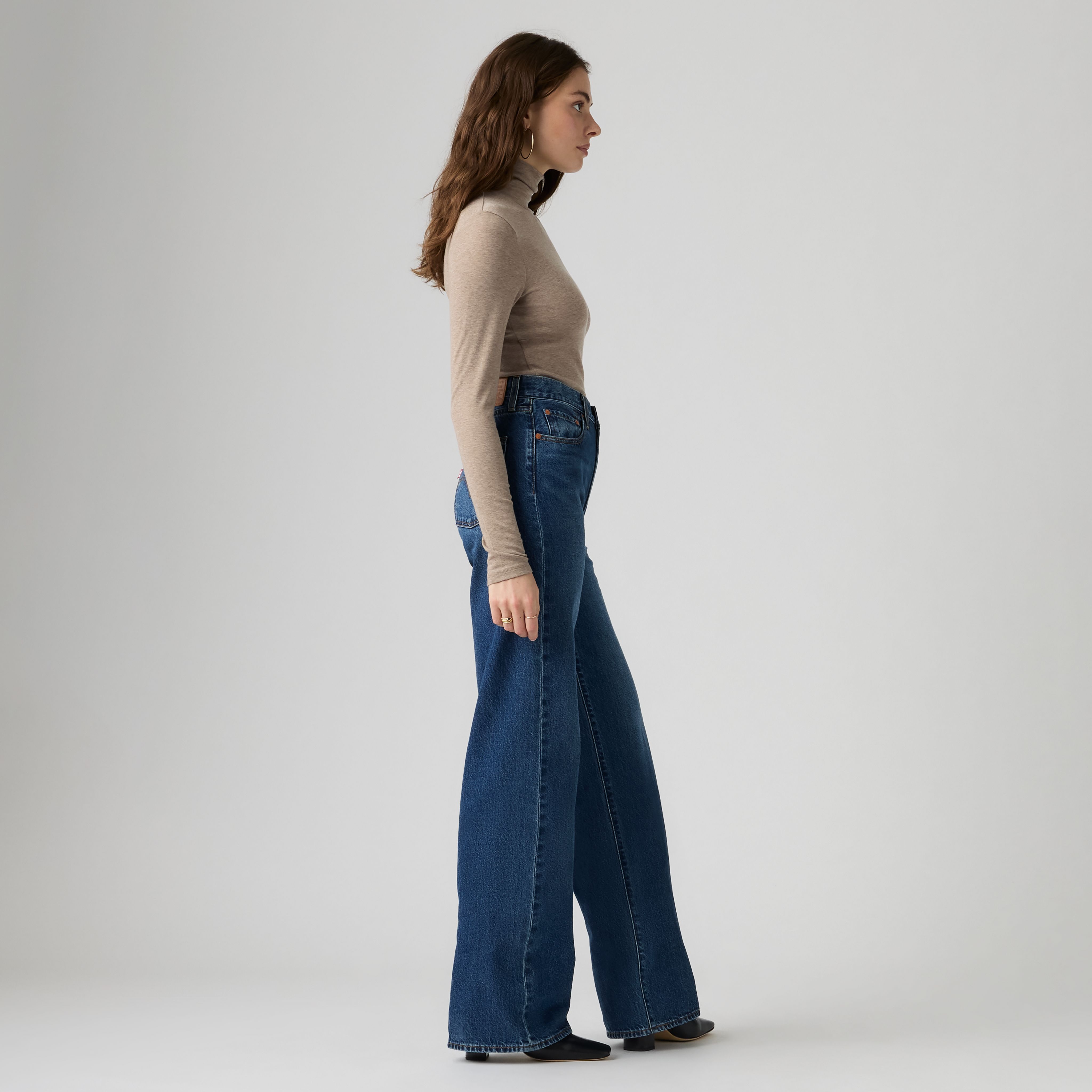 Ribcage Wide Leg Jeans 4