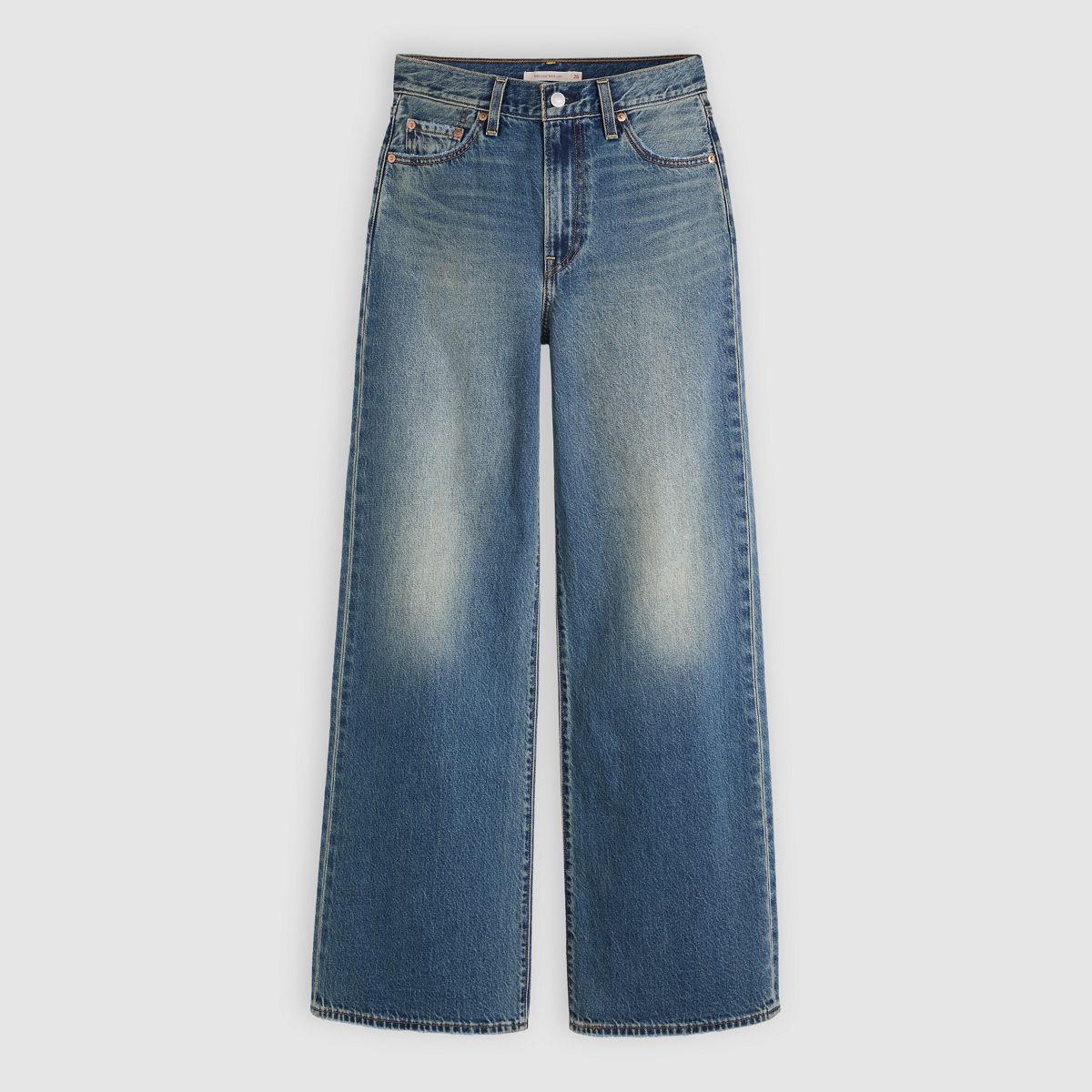 Ribcage Wide-Leg Women's Jeans — Counting Bills - Dark Wash