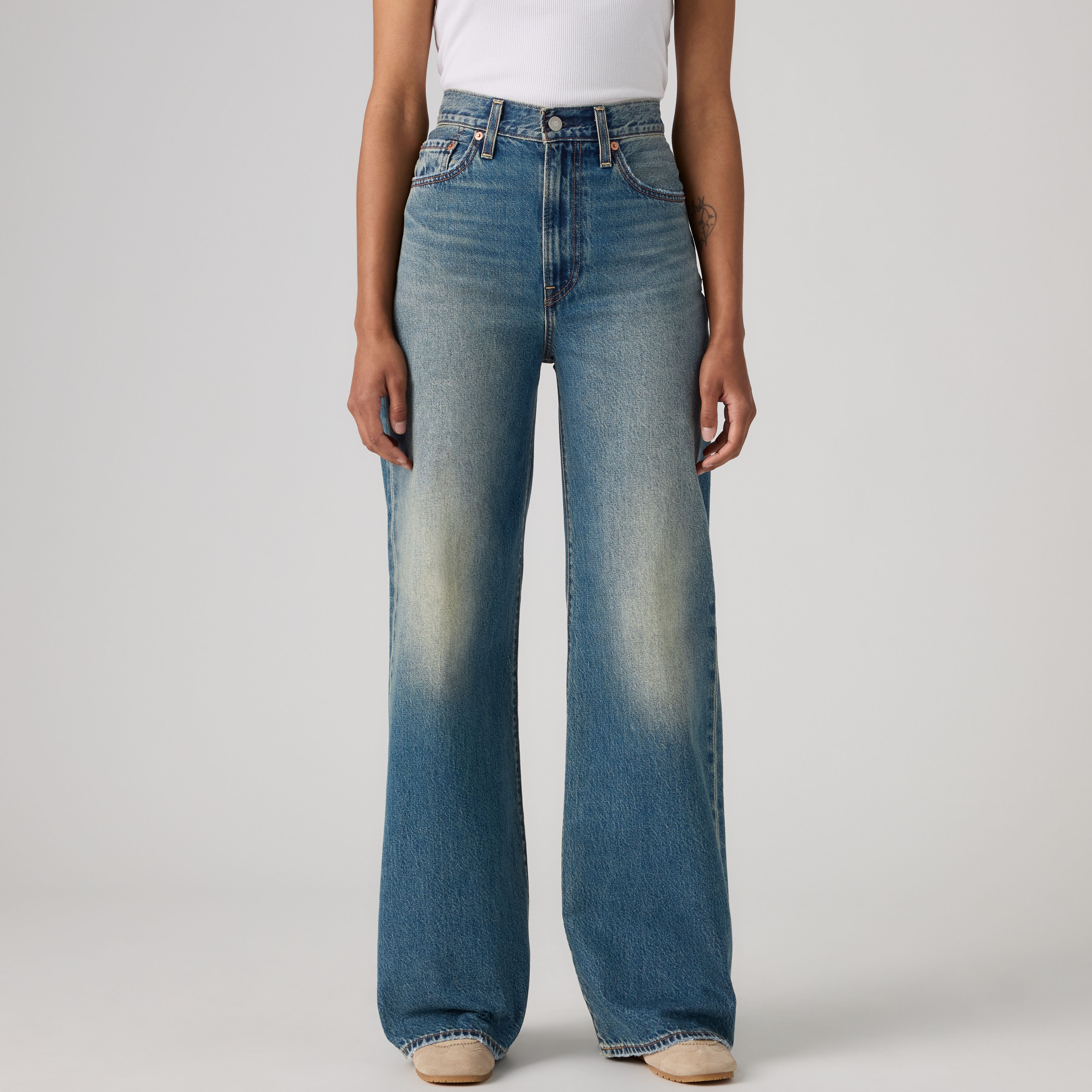Ribcage Wide Leg Jeans 2