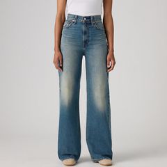 Ribcage Wide-Leg Women's Jeans — Counting Bills - Dark Wash 2