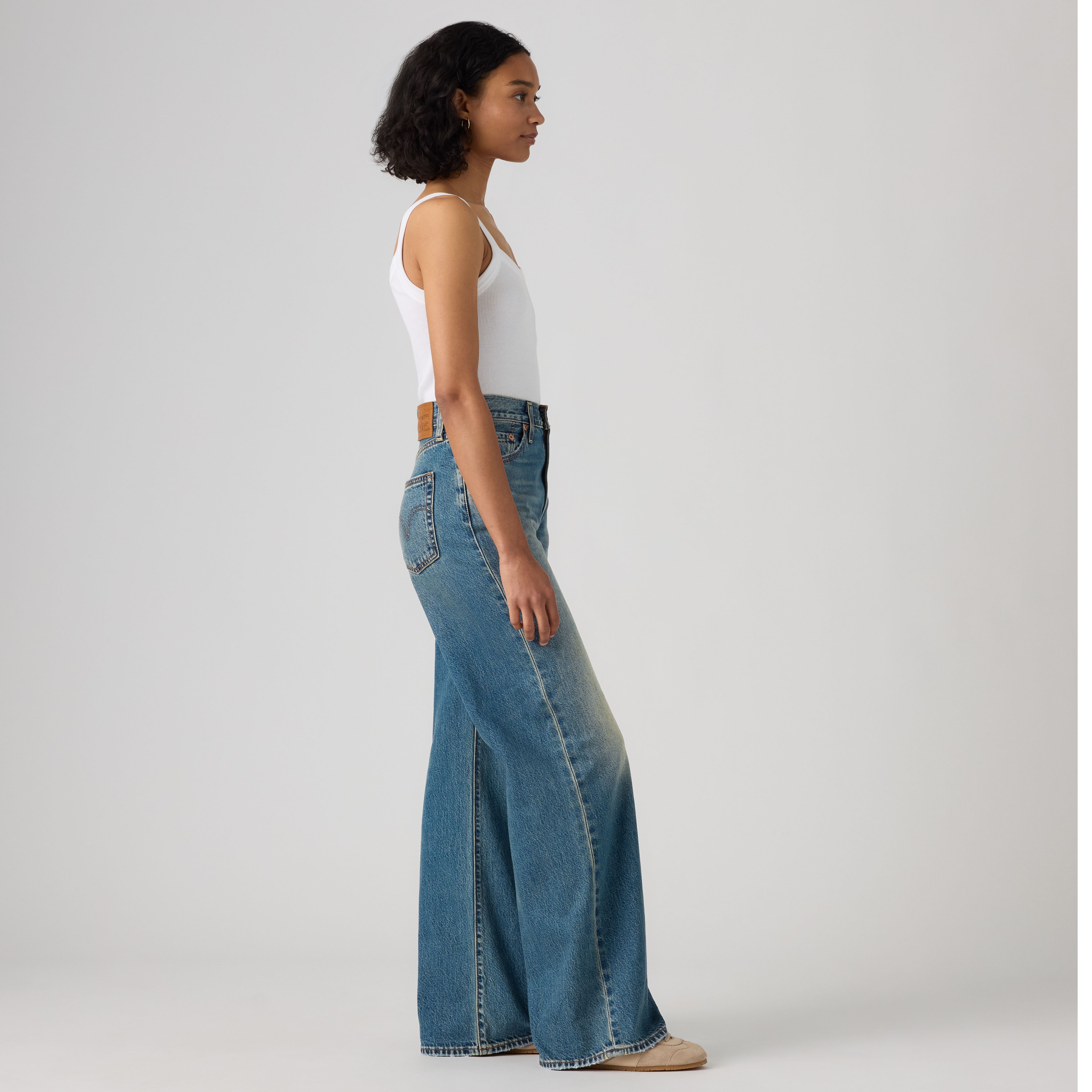 Ribcage Wide Leg Jeans 4