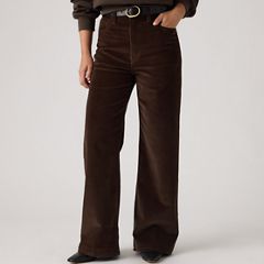 Ribcage Wide-Leg Women's Jeans — Java - Brown 2