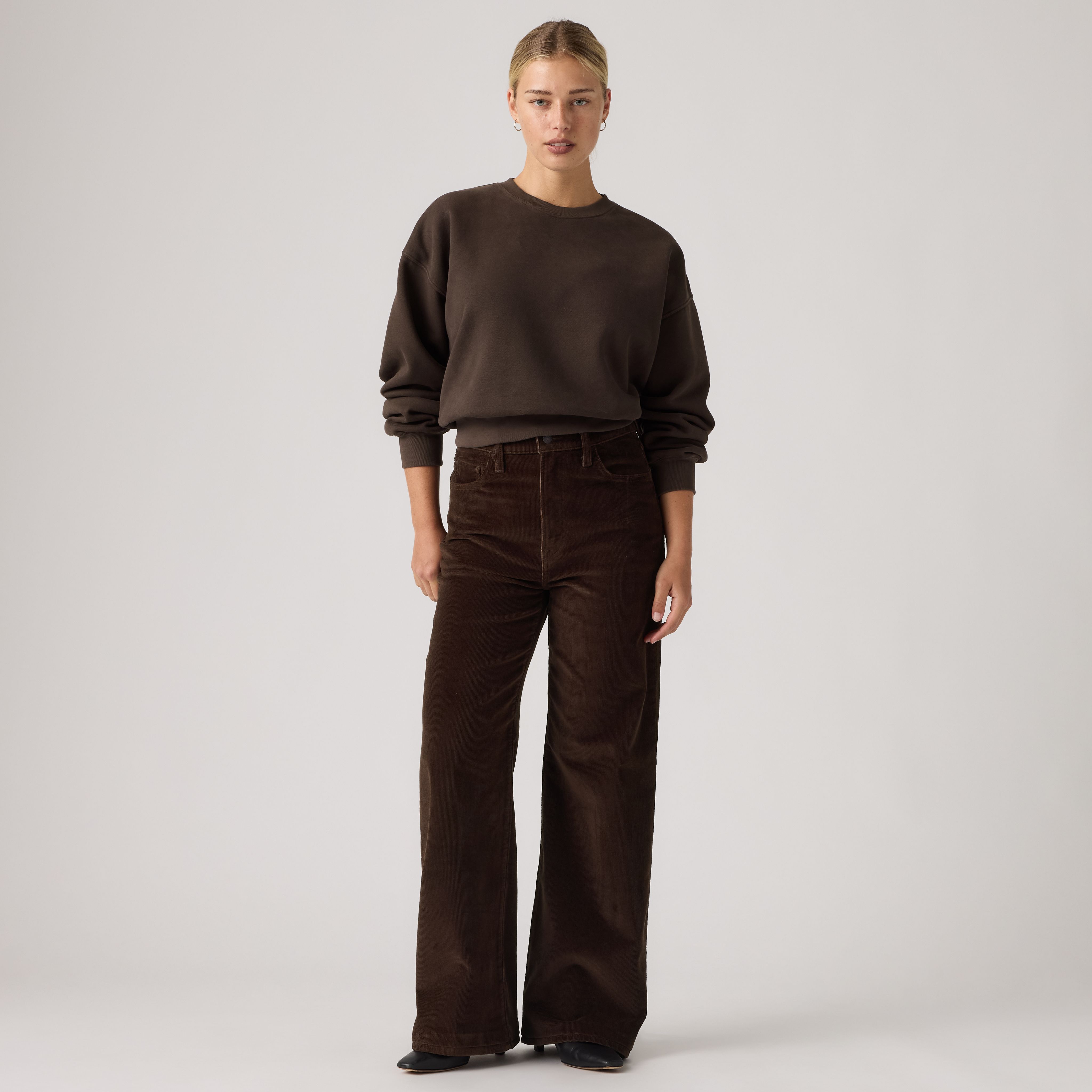 Ribcage Wide-Leg Corduroy Women's Pants 5