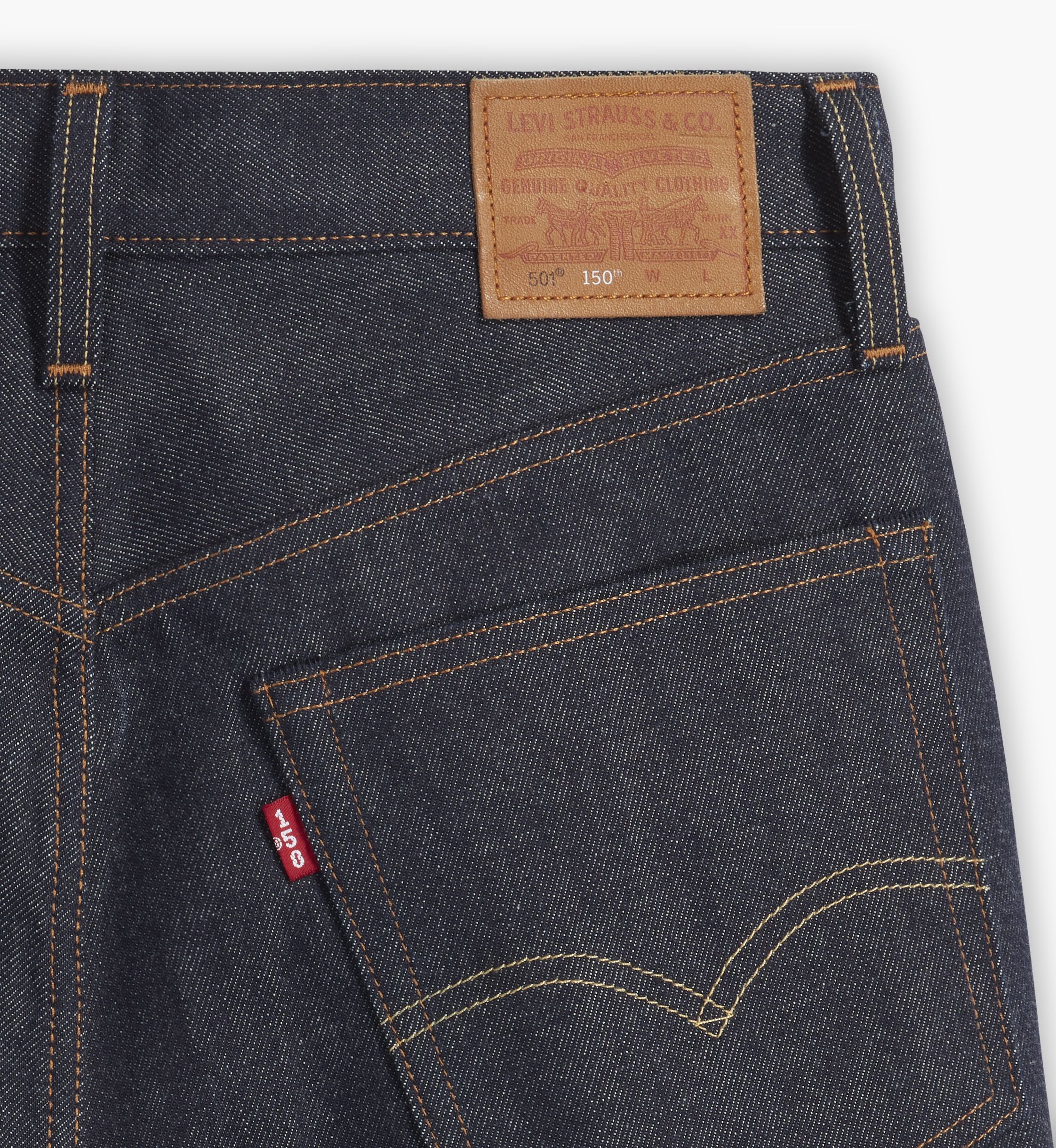 Levi's×JS / 501(R) Selvedge RIGID W44L28 501® Rigid Selvedge Women's Jeans - Medium Wash | Levi's® US