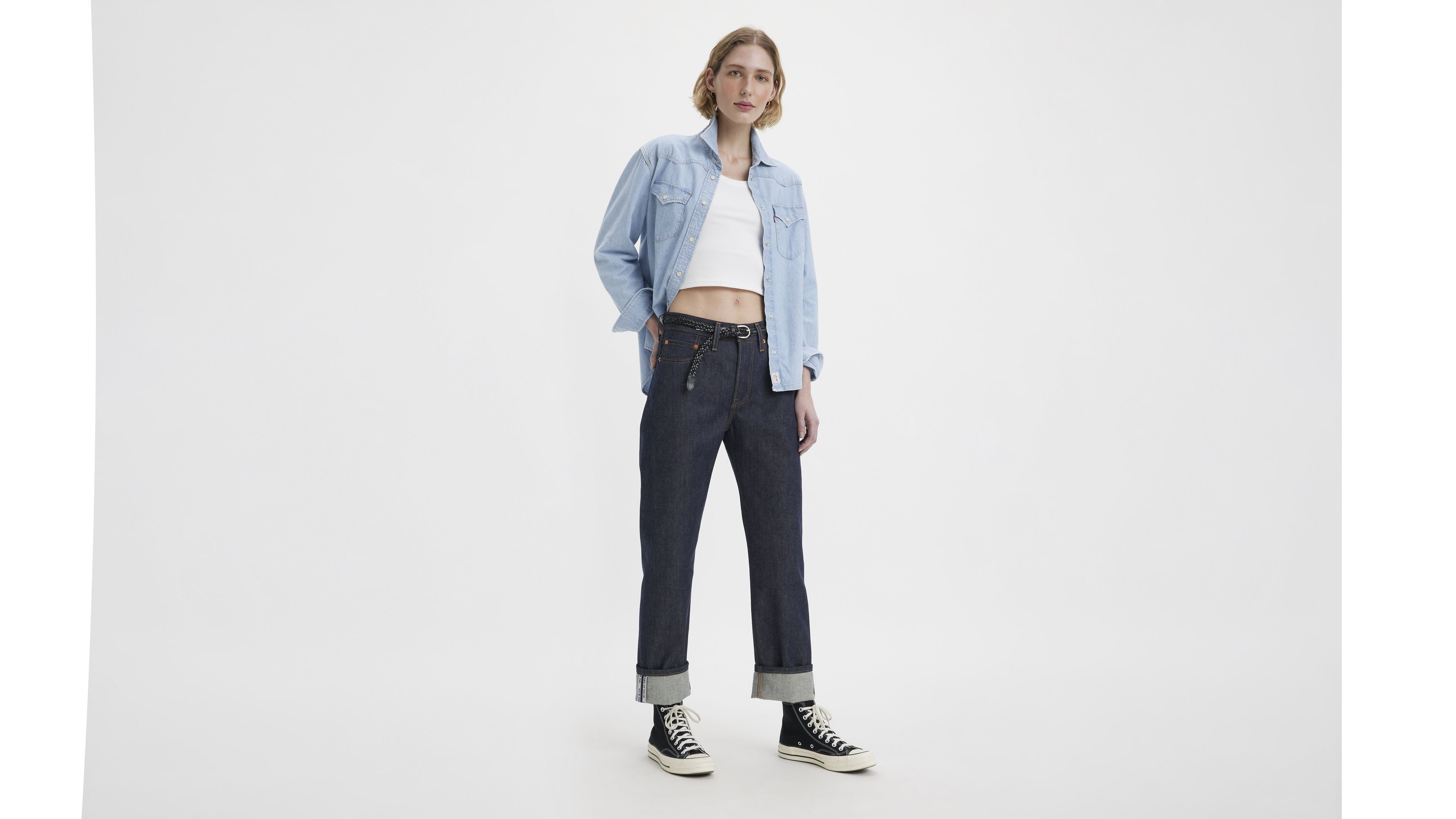 501® Rigid Selvedge Women's Jeans - Medium Wash | Levi's® US