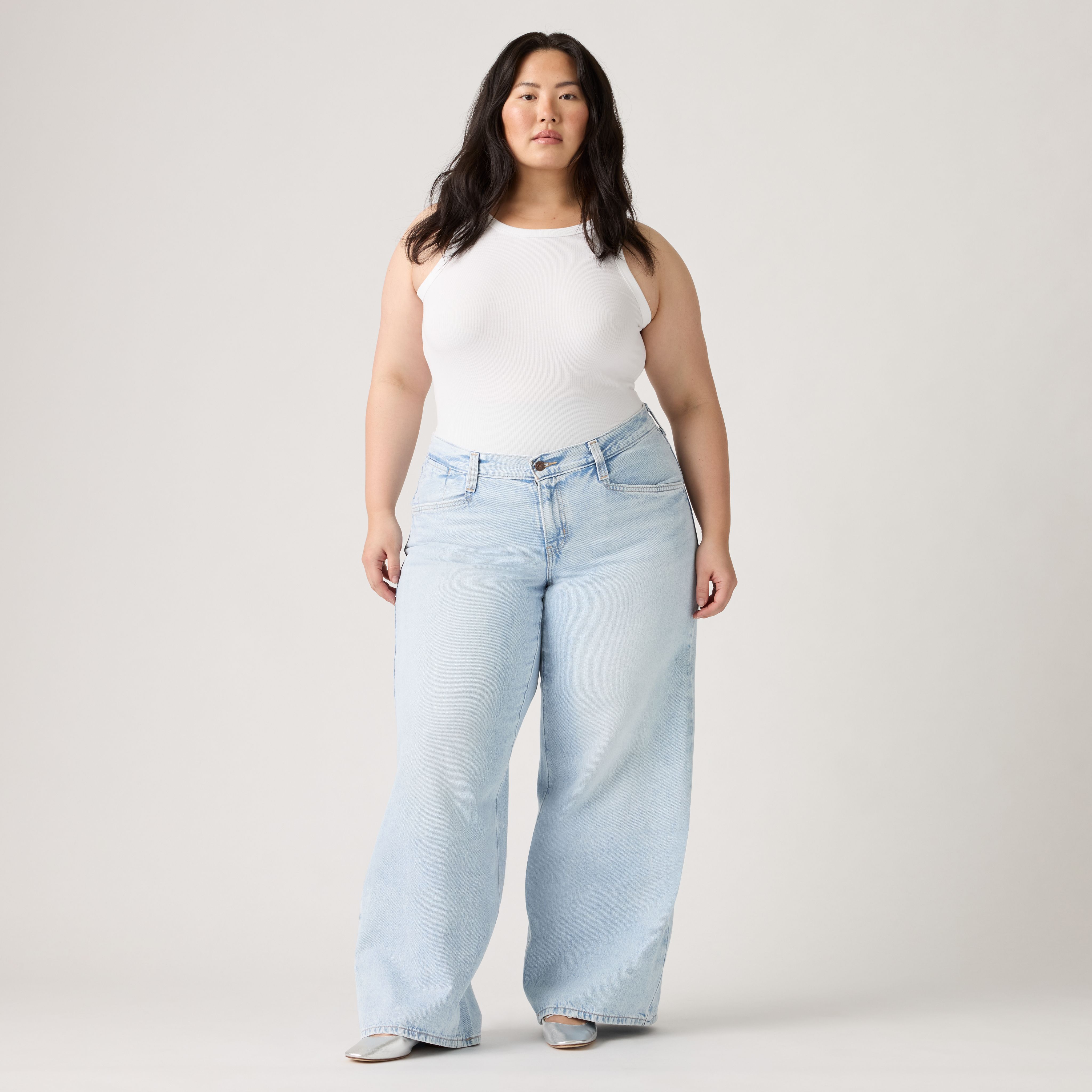 94 Baggy Bootcut Women's Jeans (Plus Size) 3