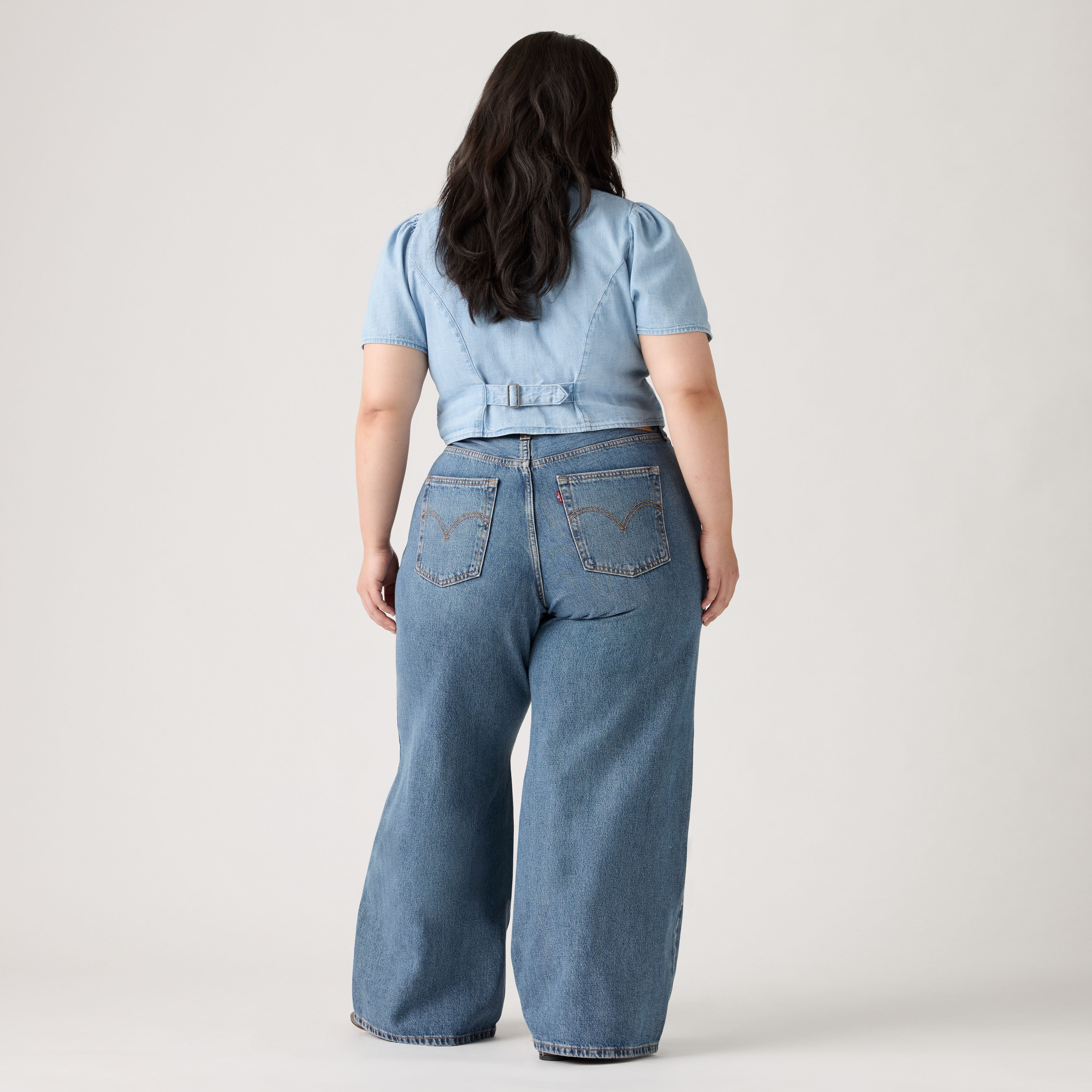 94 Baggy Bootcut Women's Jeans (Plus Size) 3