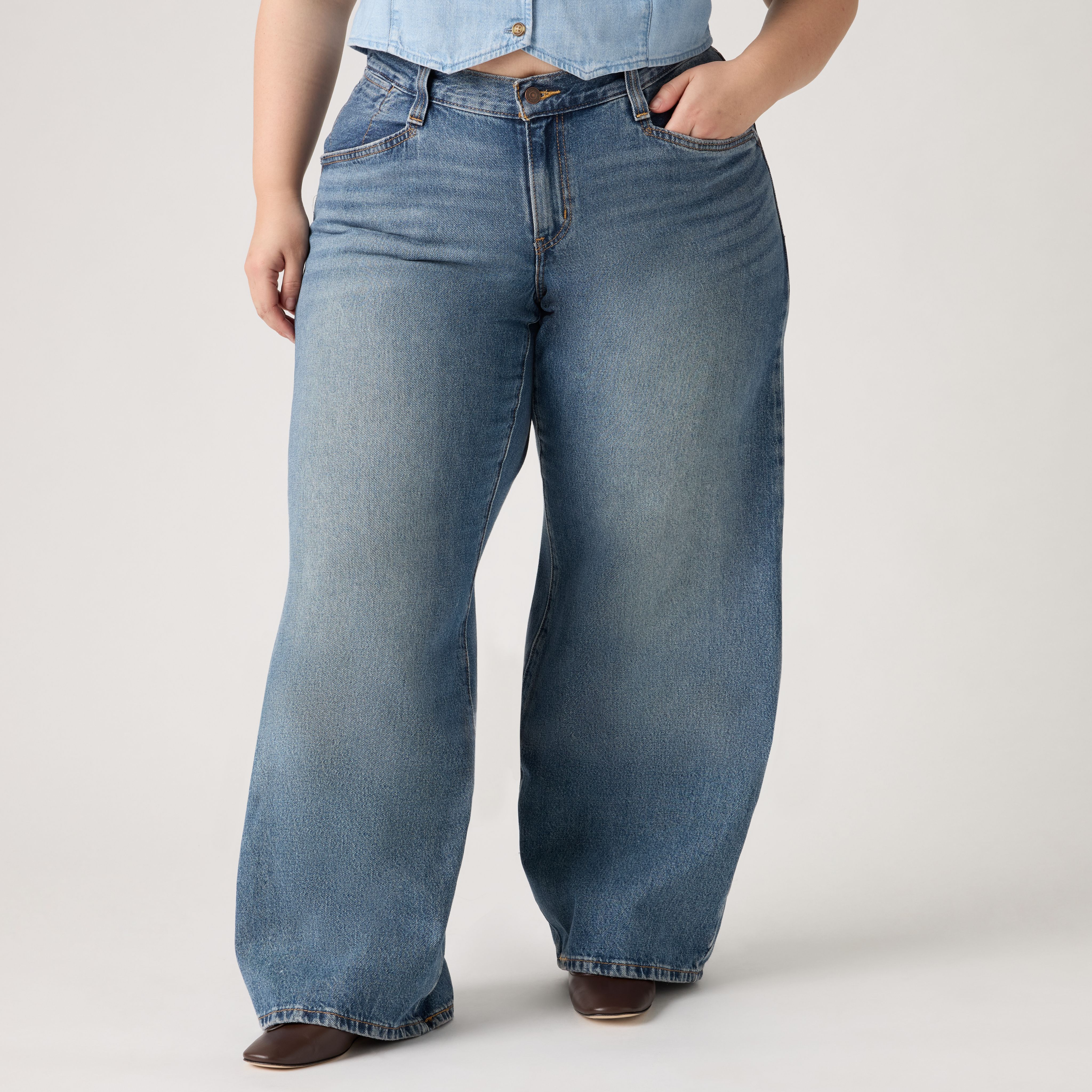 94 Baggy Bootcut Women's Jeans (Plus Size) 2