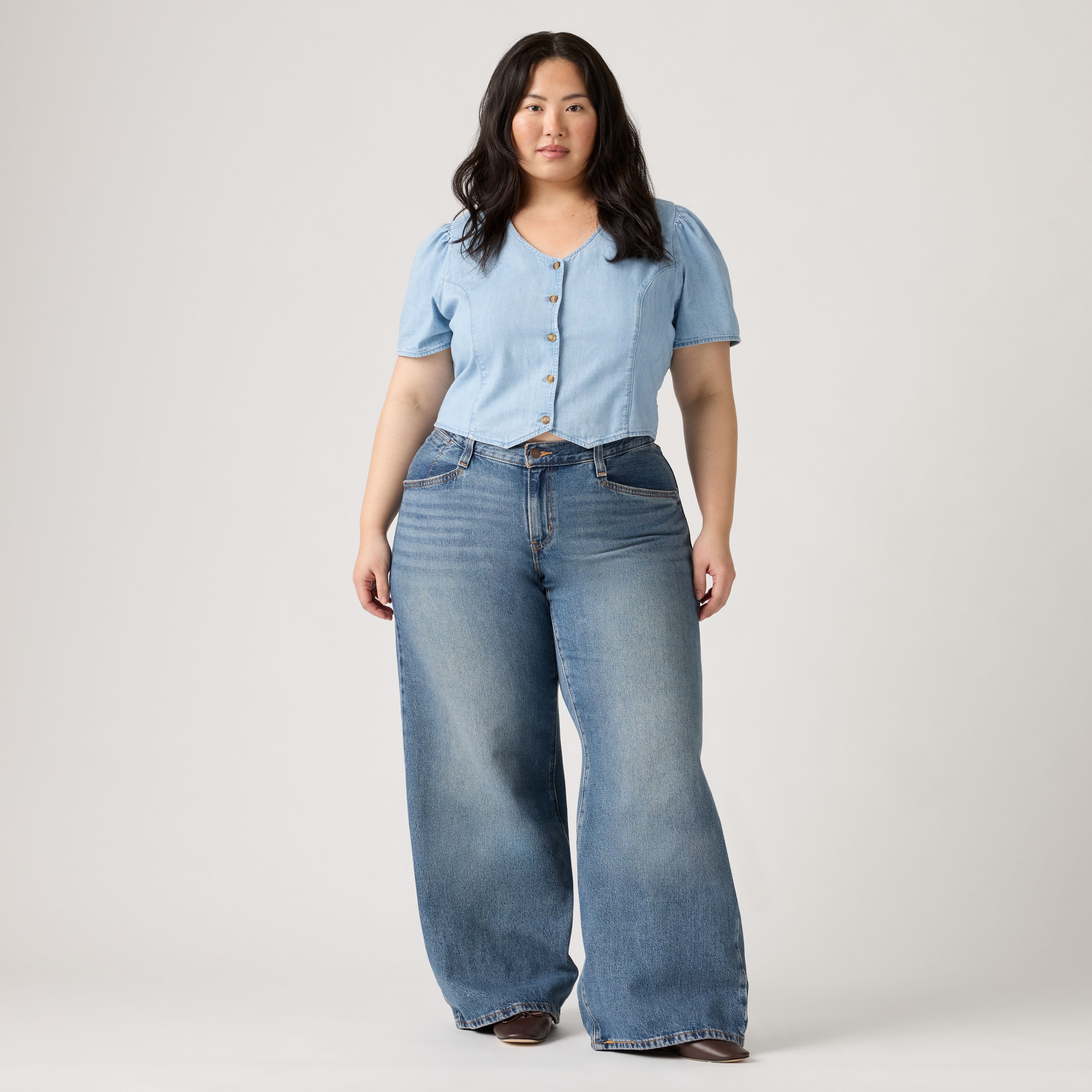 94 Baggy Bootcut Women's Jeans (Plus Size) 5
