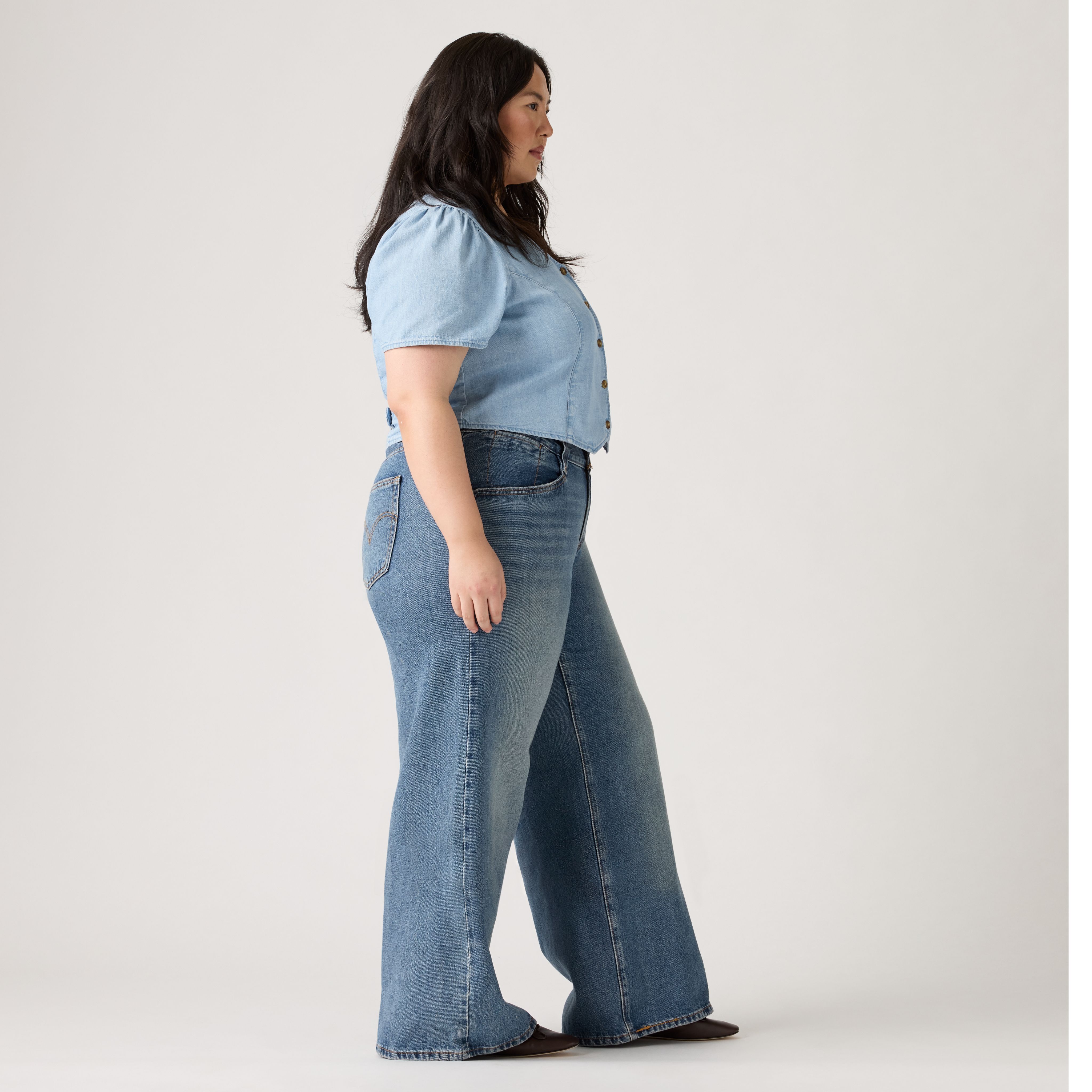 94 Baggy Bootcut Women's Jeans (Plus Size) 4