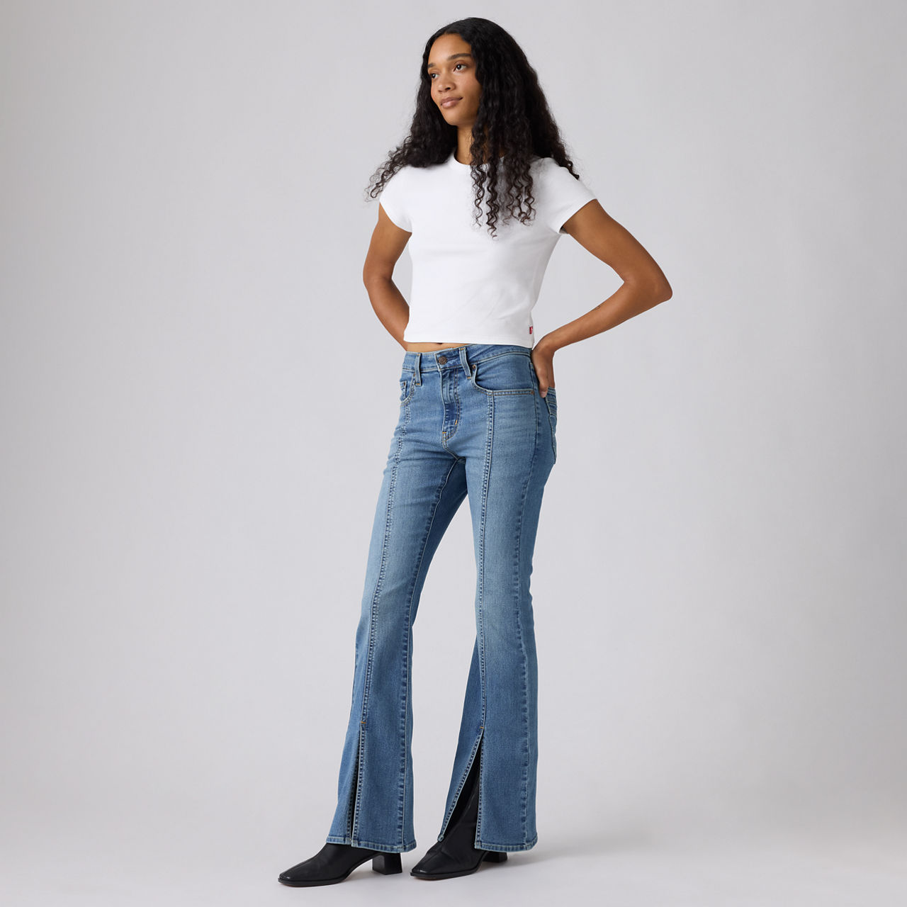 726 High-Rise Split-Hem Flare Women's Jeans 1