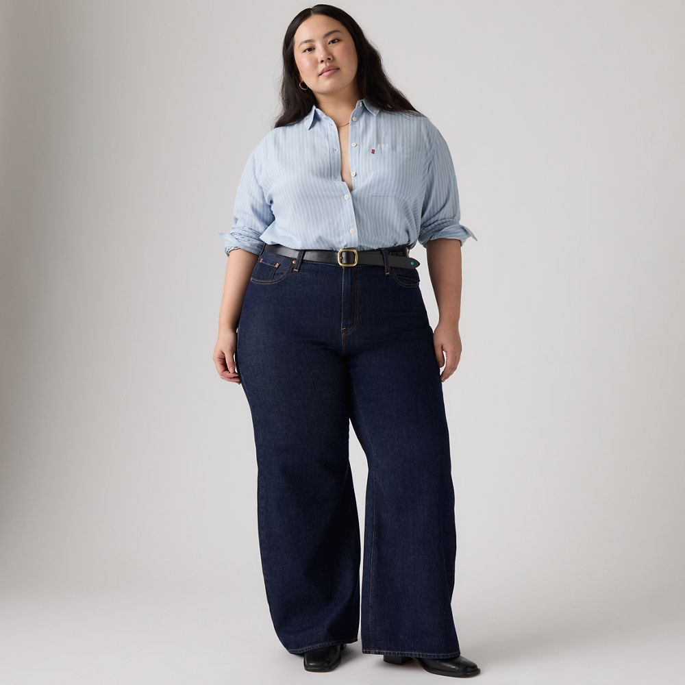 Ribcage Wide Leg Women's Jeans (Plus Size)