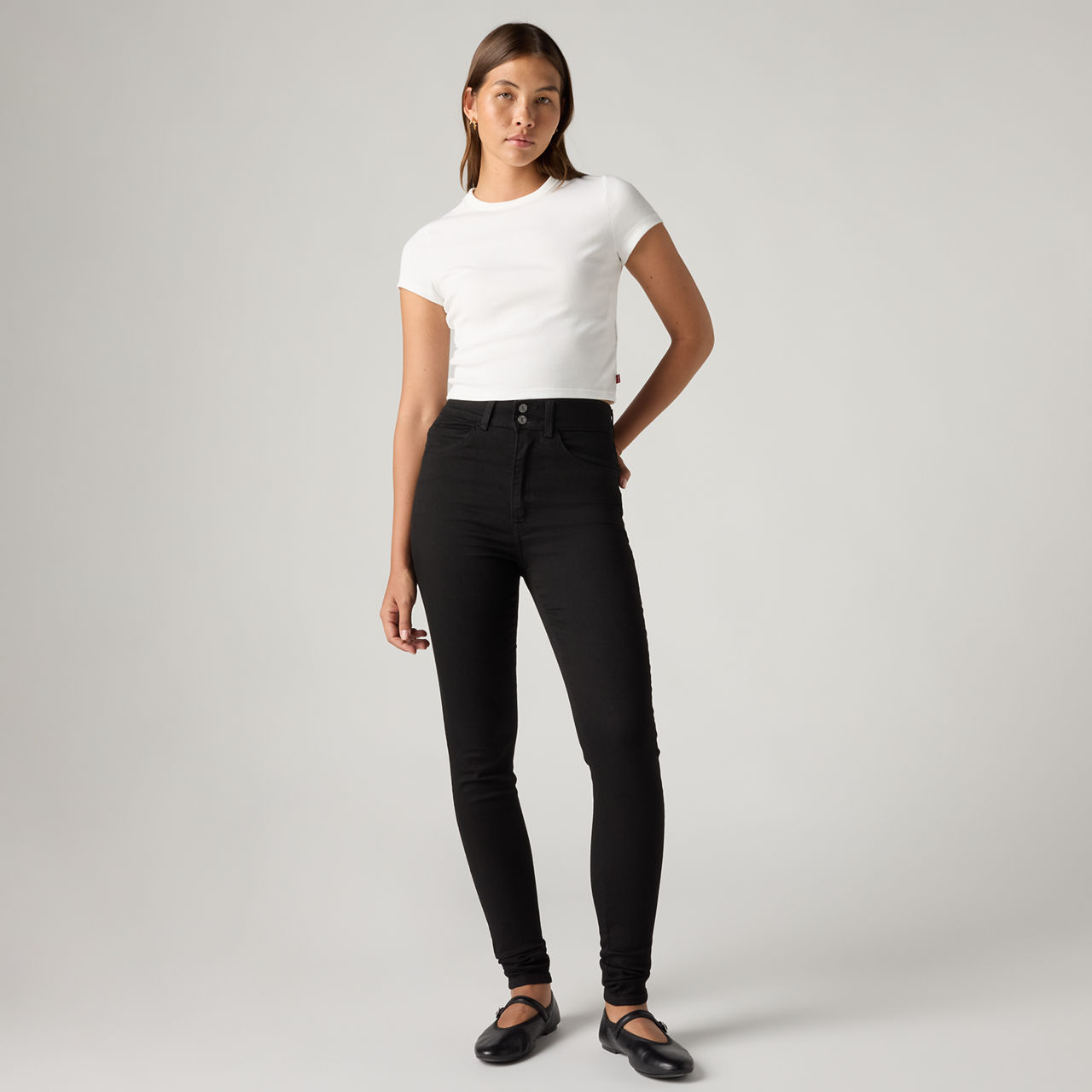 Jean Taille Haute Skinny Rétro 1