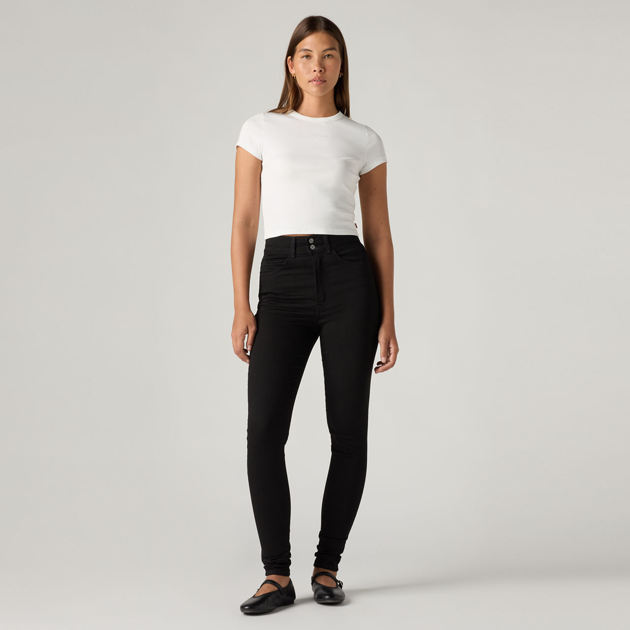 Jean Taille Haute Skinny Rétro 2