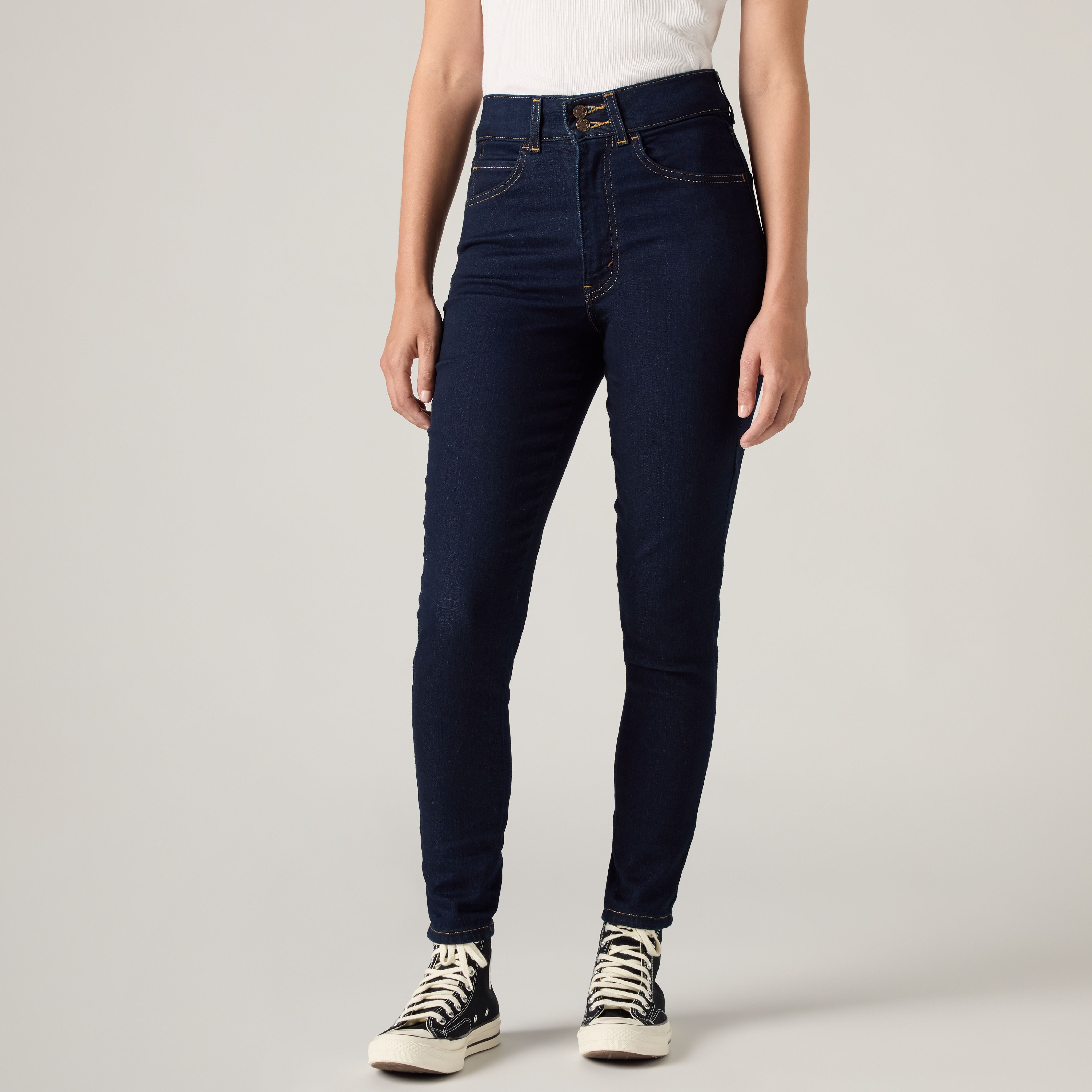 Retro High Skinny Jeans 2