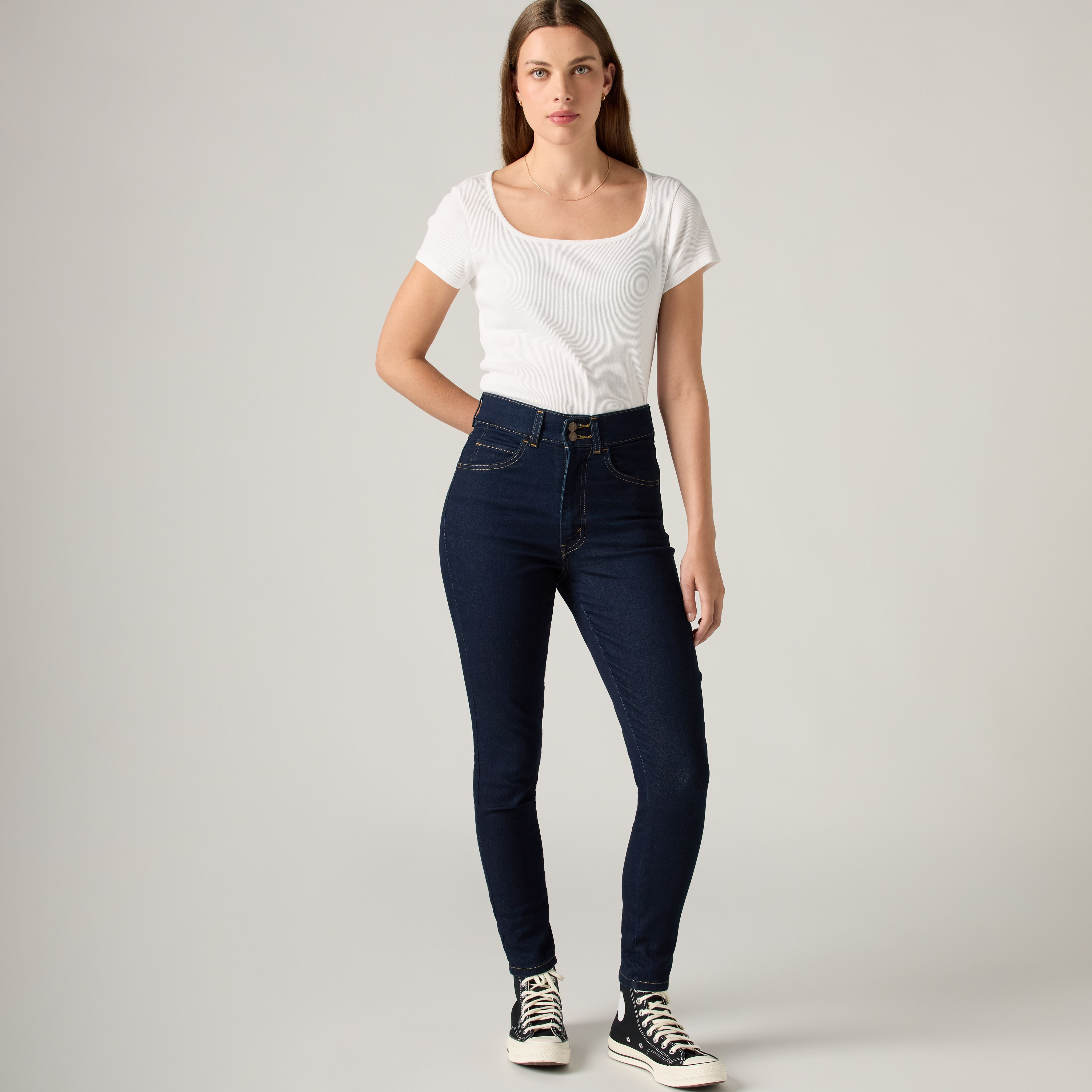 Retro High Skinny Jeans 1