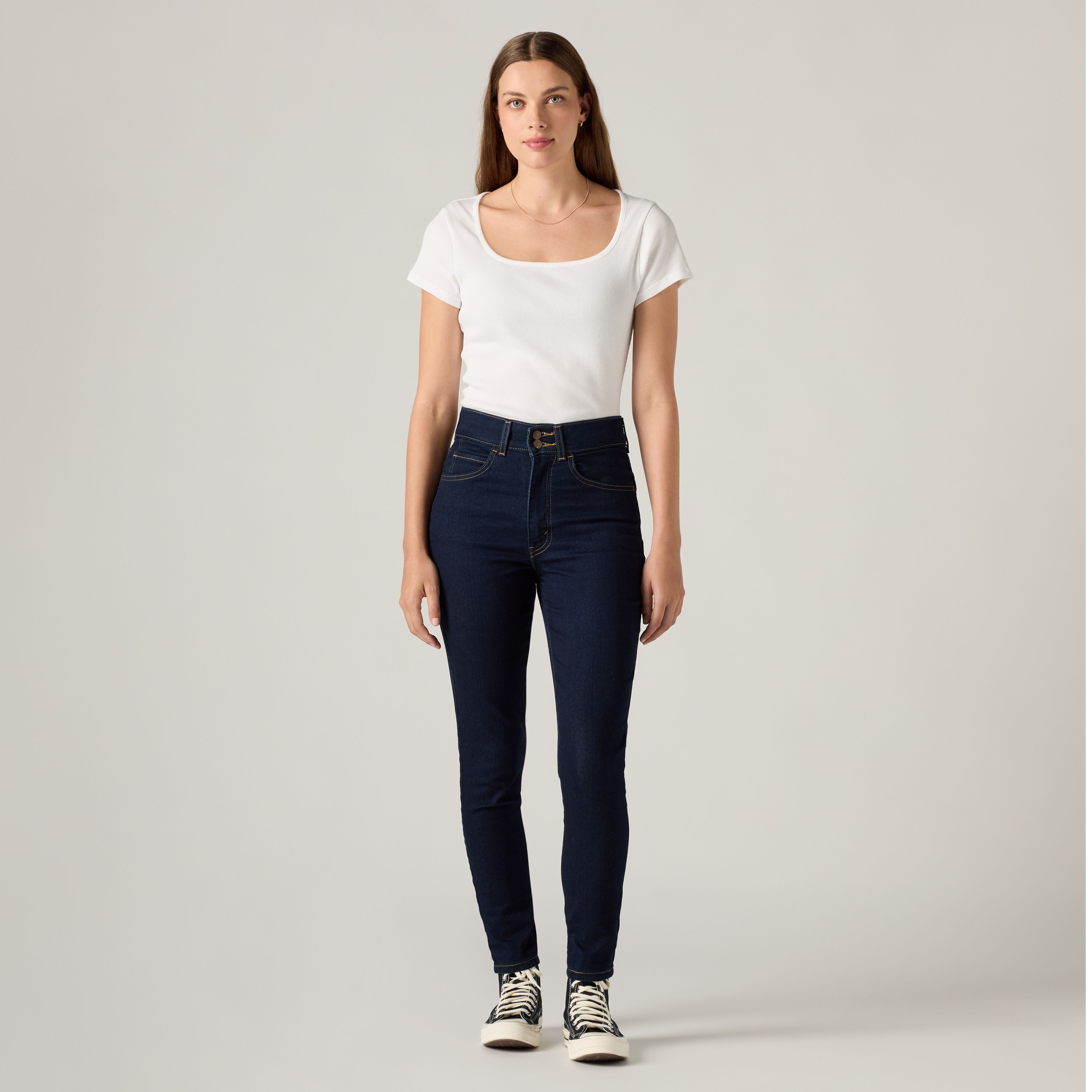 Retro High Skinny Jeans 5