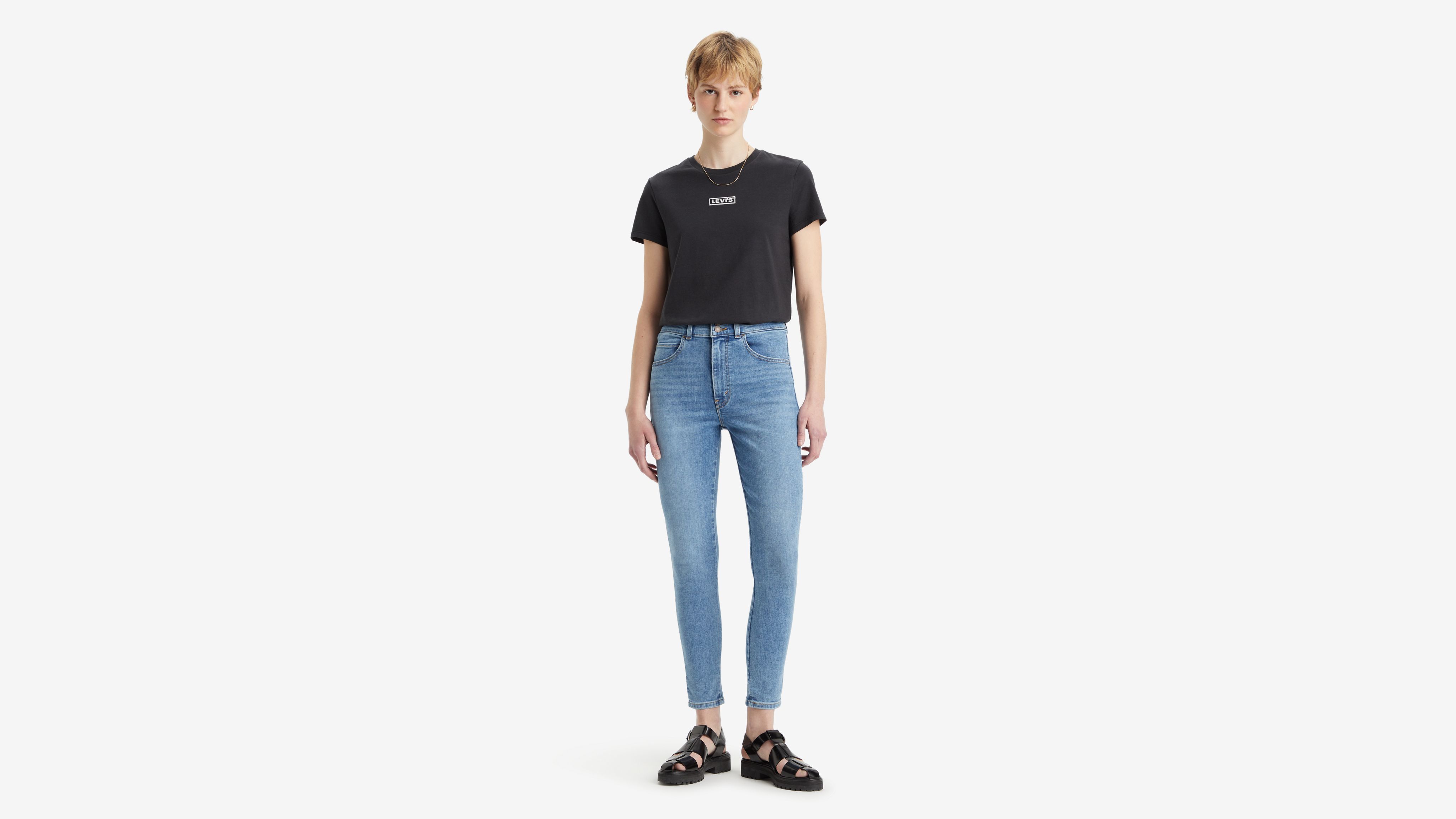 Retro High Skinny jeans 1