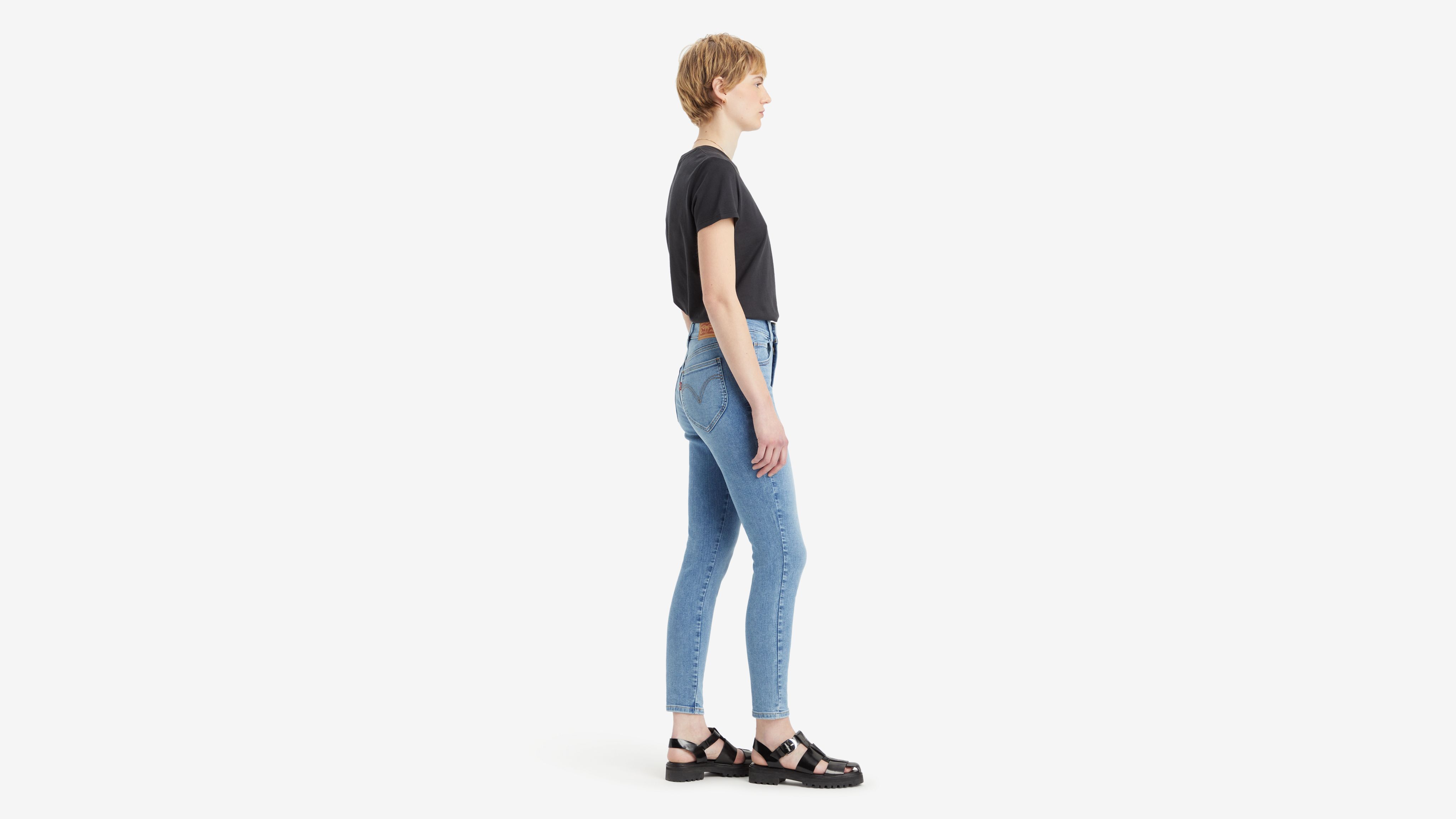 Jeans skinny rétro a vita alta 2