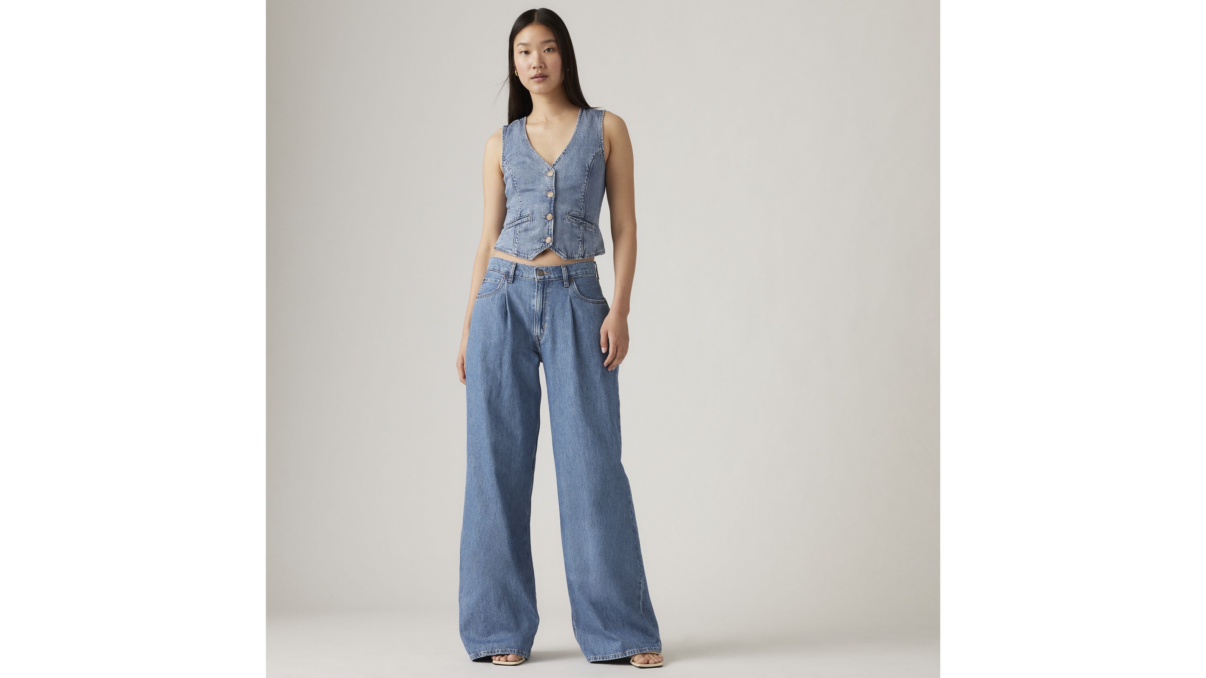 Baggy Dad Wide Leg Women's Jeans 1