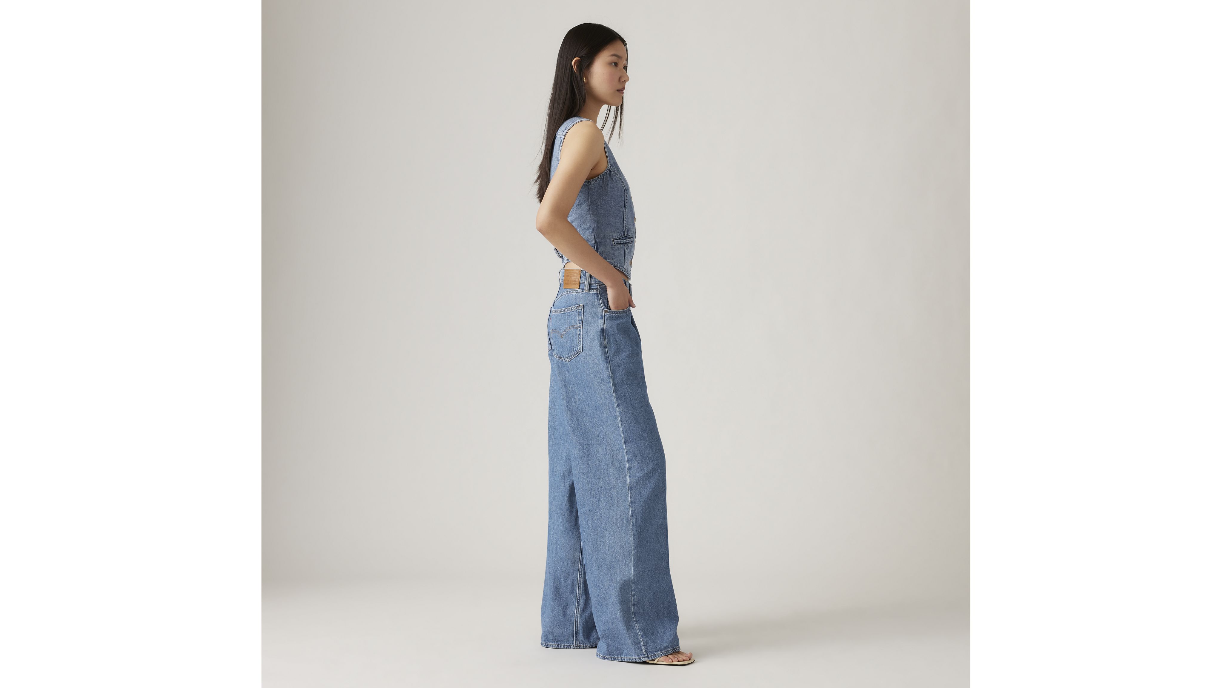Baggy Dad Wide Leg Women's Jeans 4