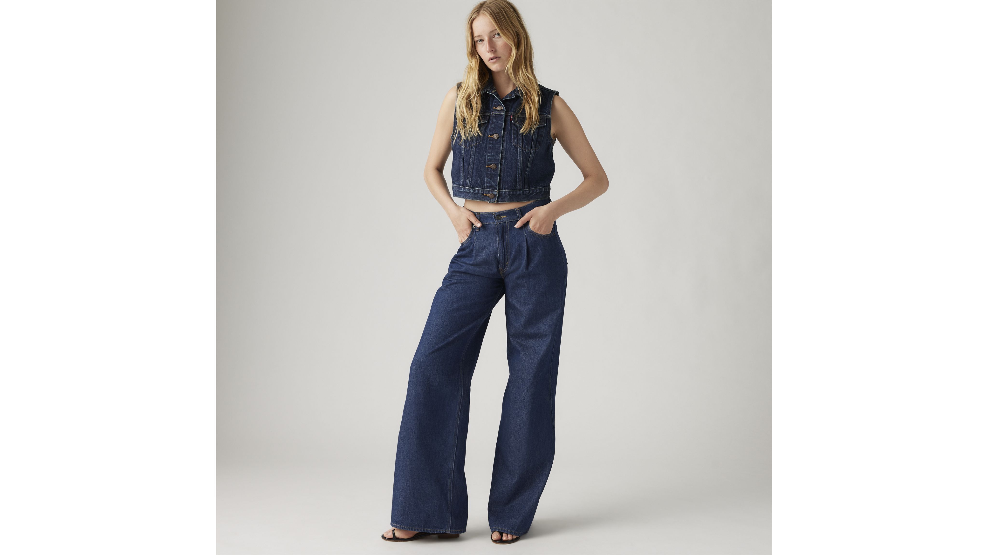 Baggy Dad Wide Leg Women's Jeans 1