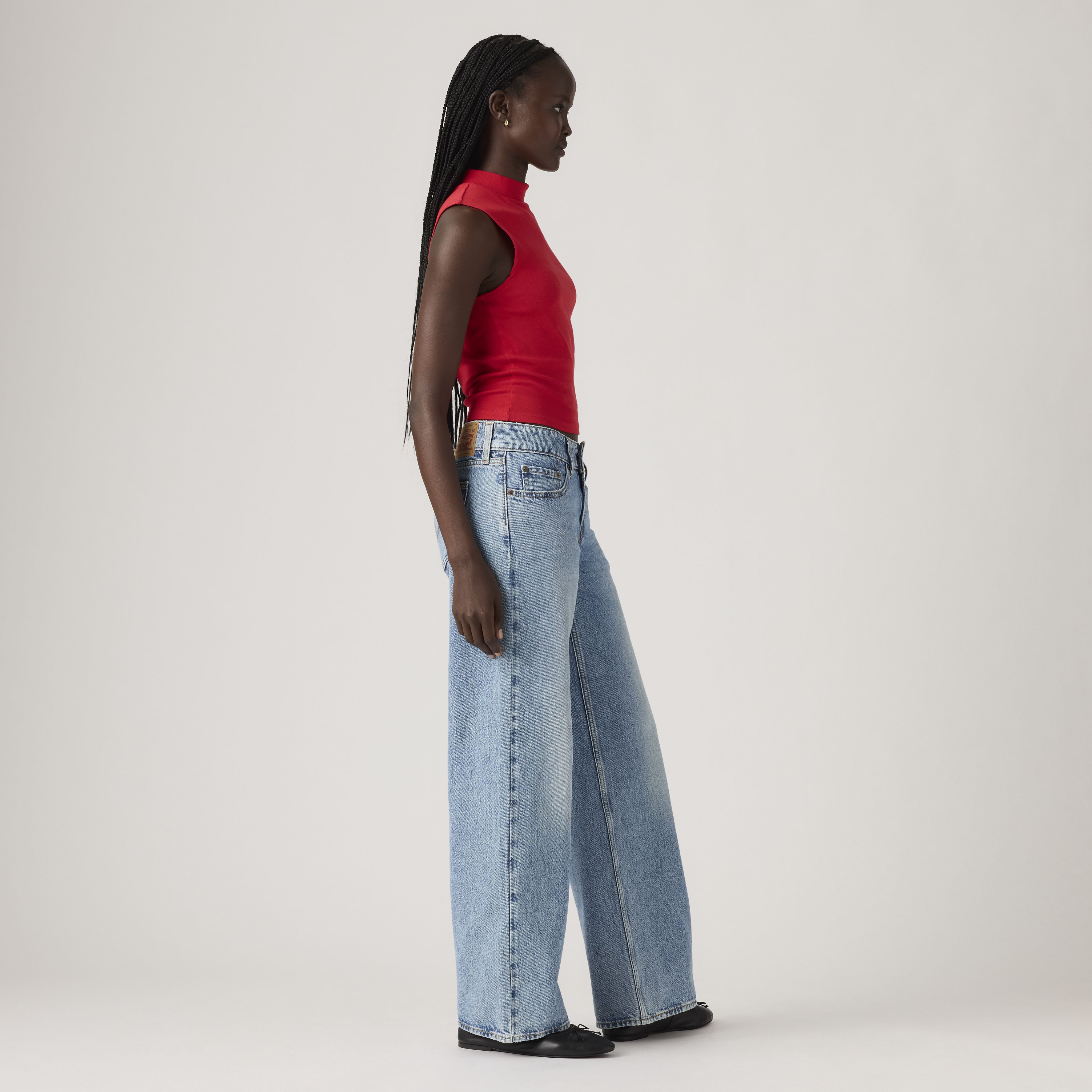 Jeans loose a vita molto bassa 3