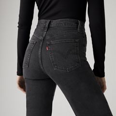 Ribcage Bell Women's Jeans — On The Town - Black 4