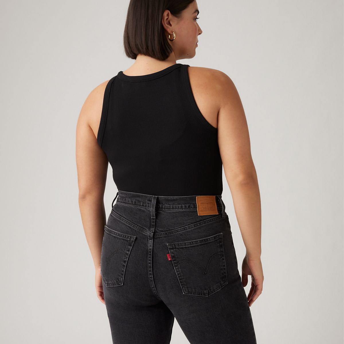 Ribcage Bell Women's Jeans — On The Town - Black