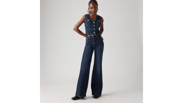 Ribcage Bell Women's Jeans — Sonoma Train - Medium Wash