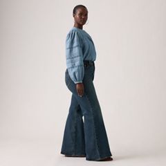 Ribcage Bell Women's Jeans — Romantic Story - Dark Wash 11
