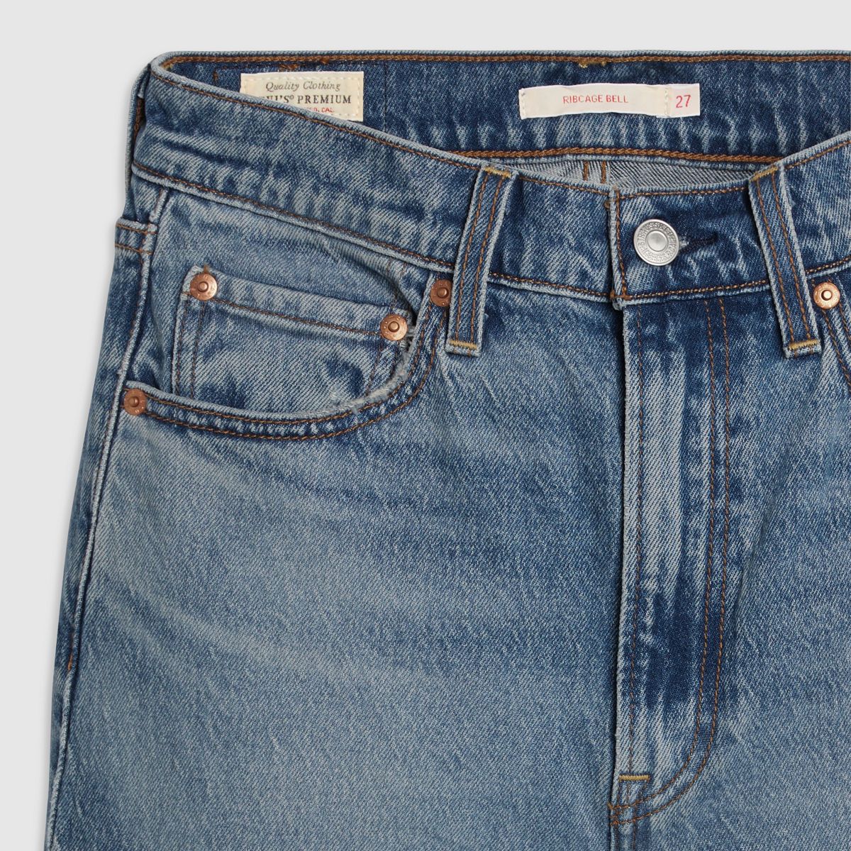 Ribcage Bell Women's Jeans — Maximum Story - Medium Wash