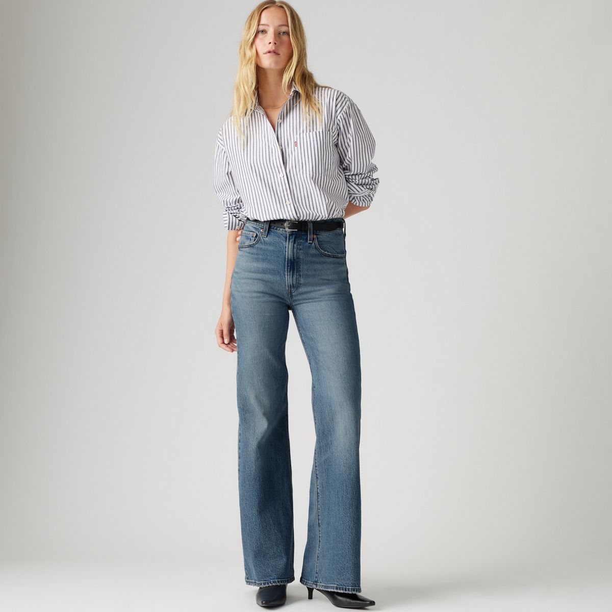 Ribcage Bell Women's Jeans — Maximum Story - Medium Wash